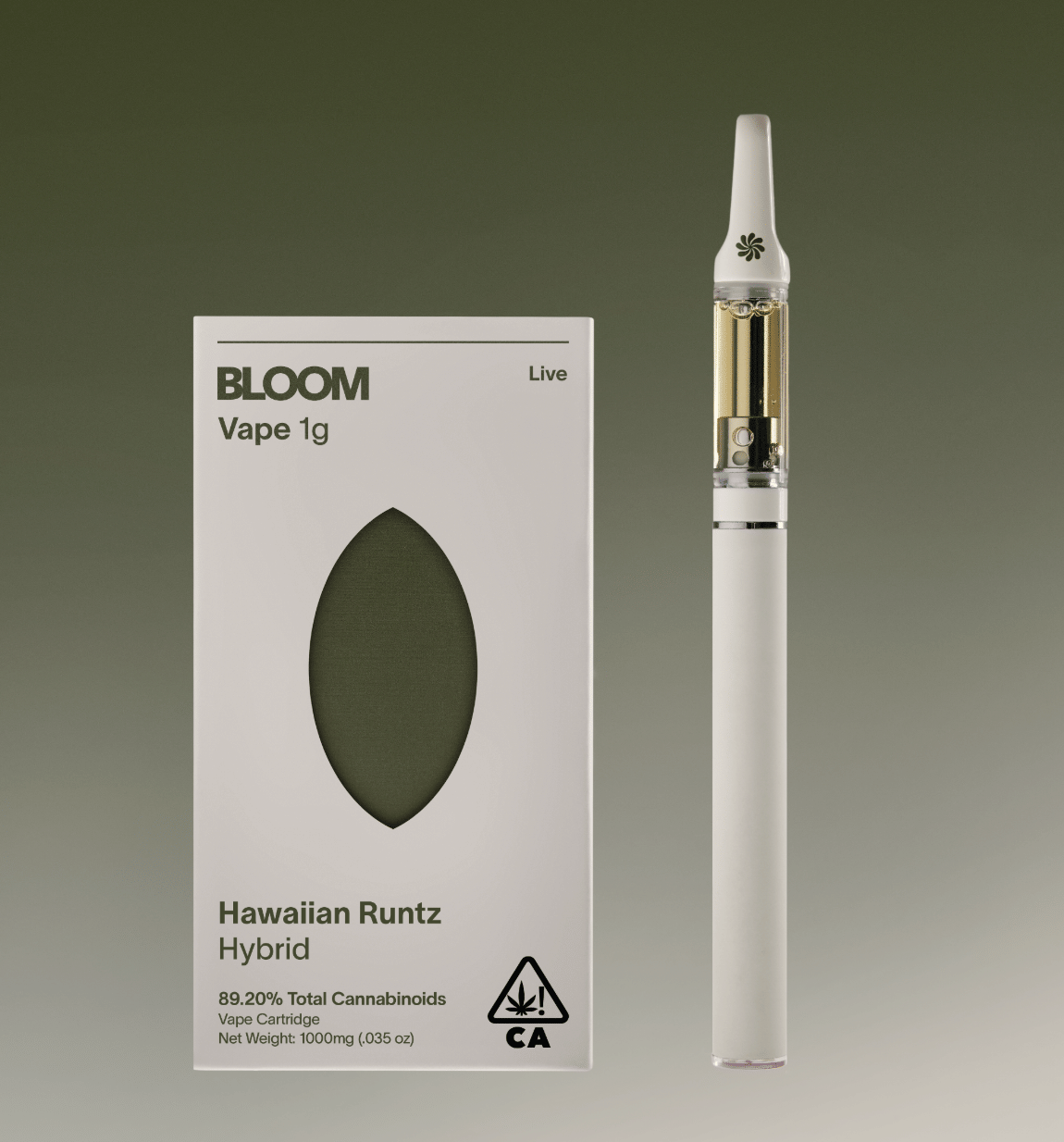 1G Hawaiian Runtz LIVE RESIN CARTRIDGE - Bloom -  - $35 - Vaporizer