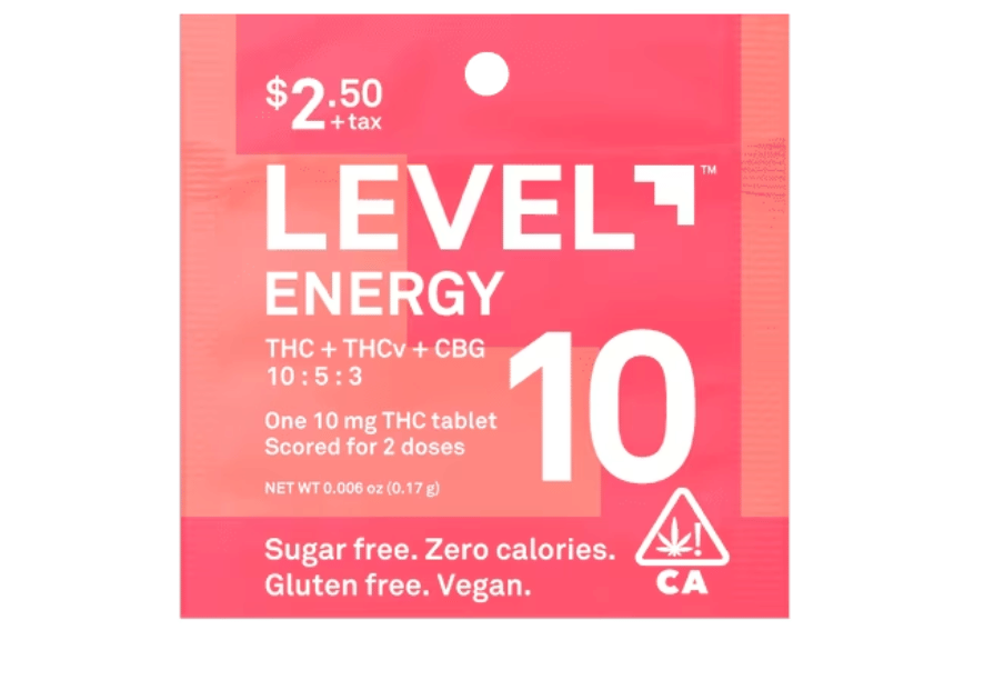 Single Level 10 Energy - Level -  - $2.50 - Edibles