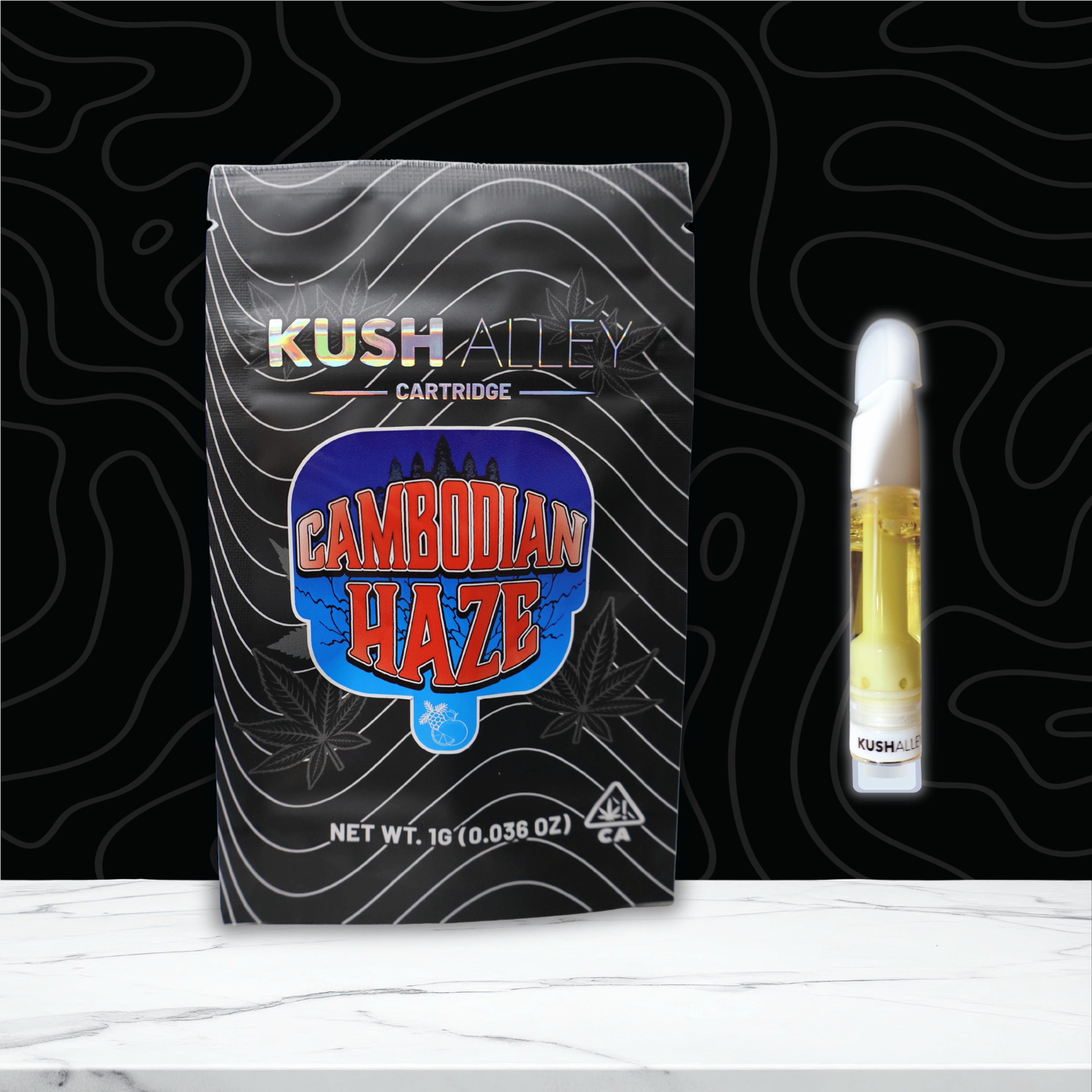 Cartridge - Cambodian Haze - Kush Alley Premium - Full Gram - $19 - Cartridge