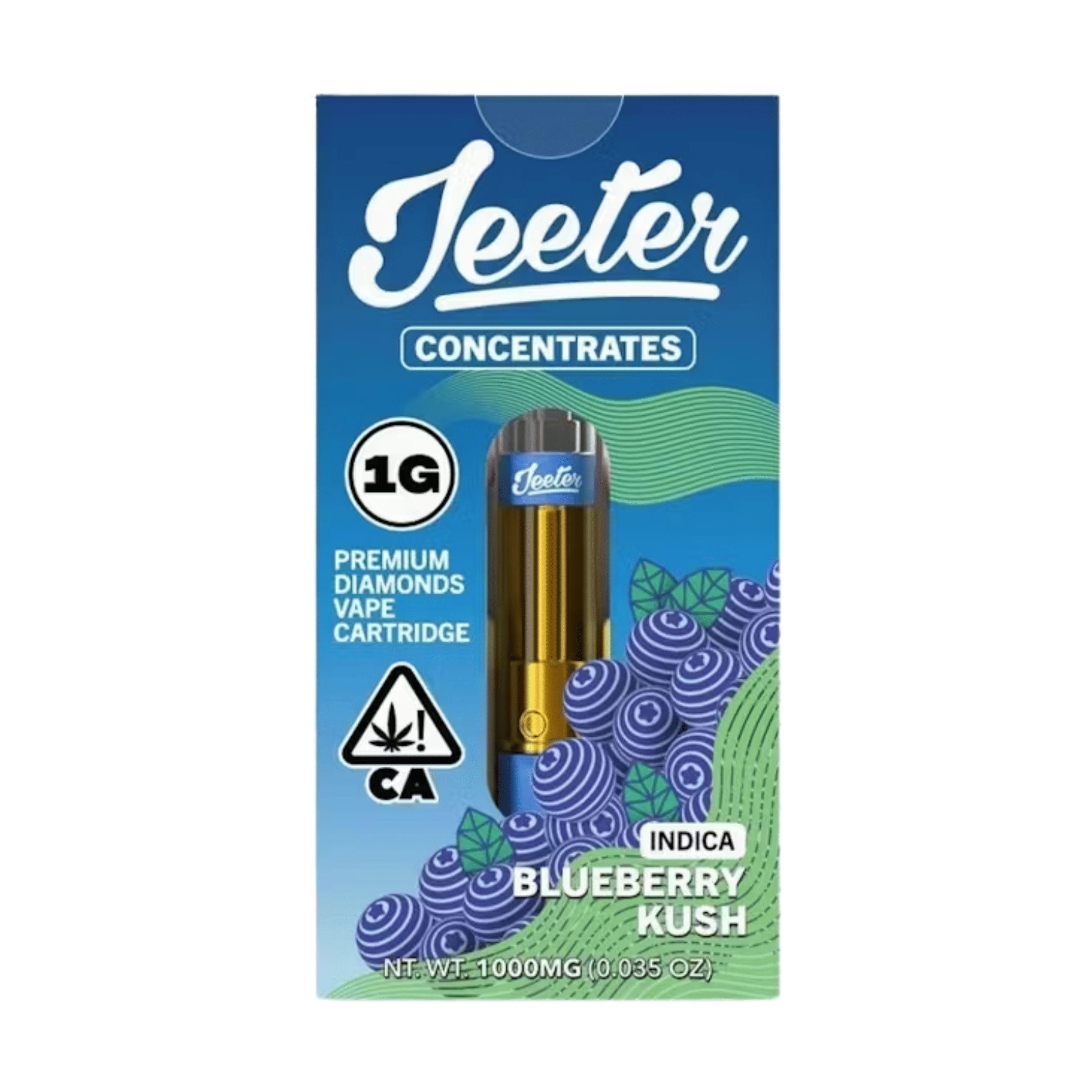 Blueberry Kush Liquid Diamonds Cart 1g - Jeeter - - $24.50 - Vapes