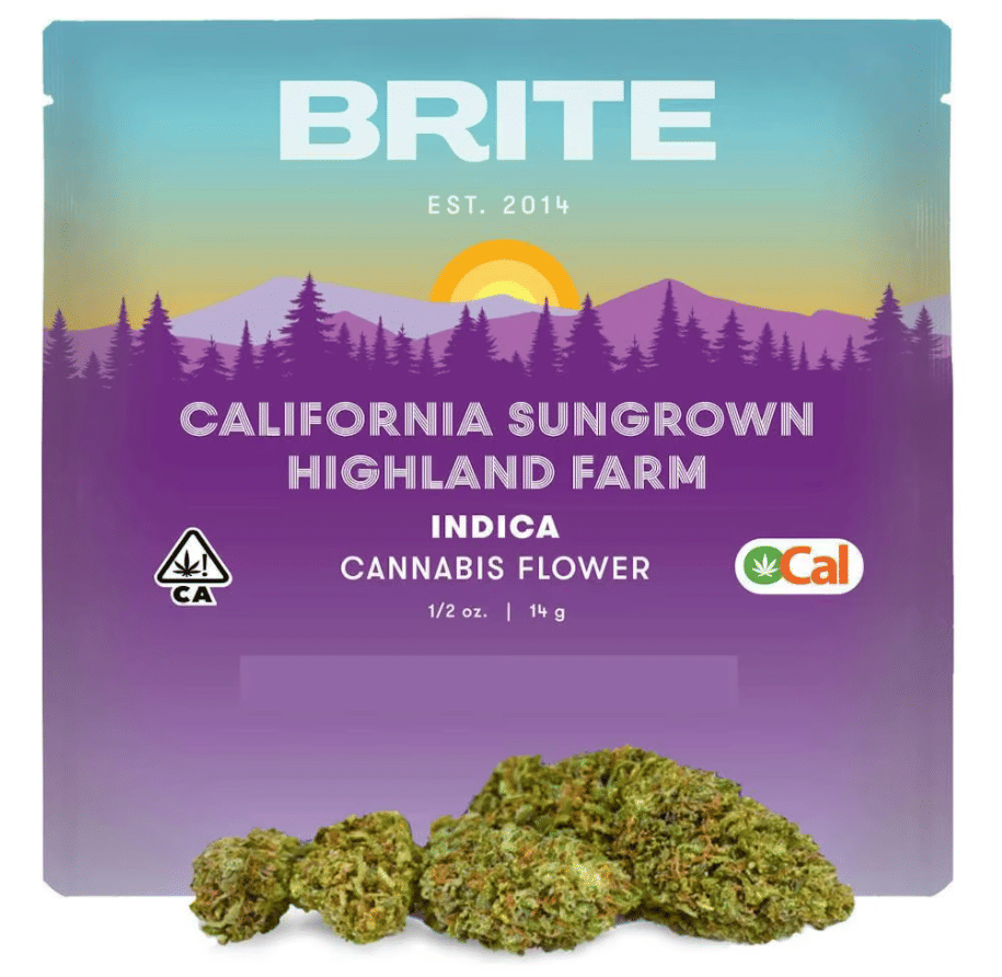 Lemon Cherry Gelato - 14g - Brite Labs - Indica - Half oz. - $50 - Flower (Half Ounces)