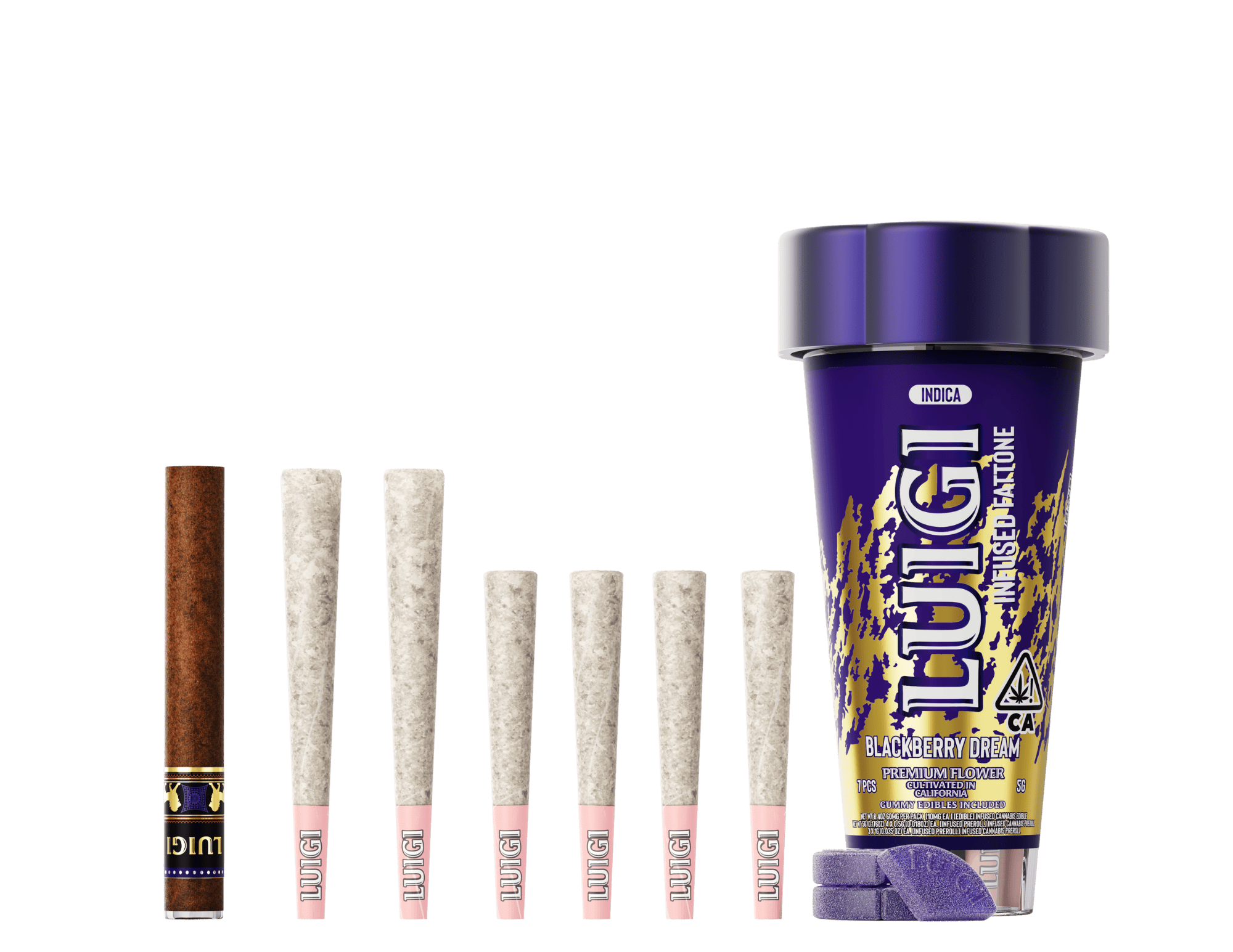 Blackberry Dream 4-in-1 Fattone - Luigi -  - $46 - Pre-Rolls