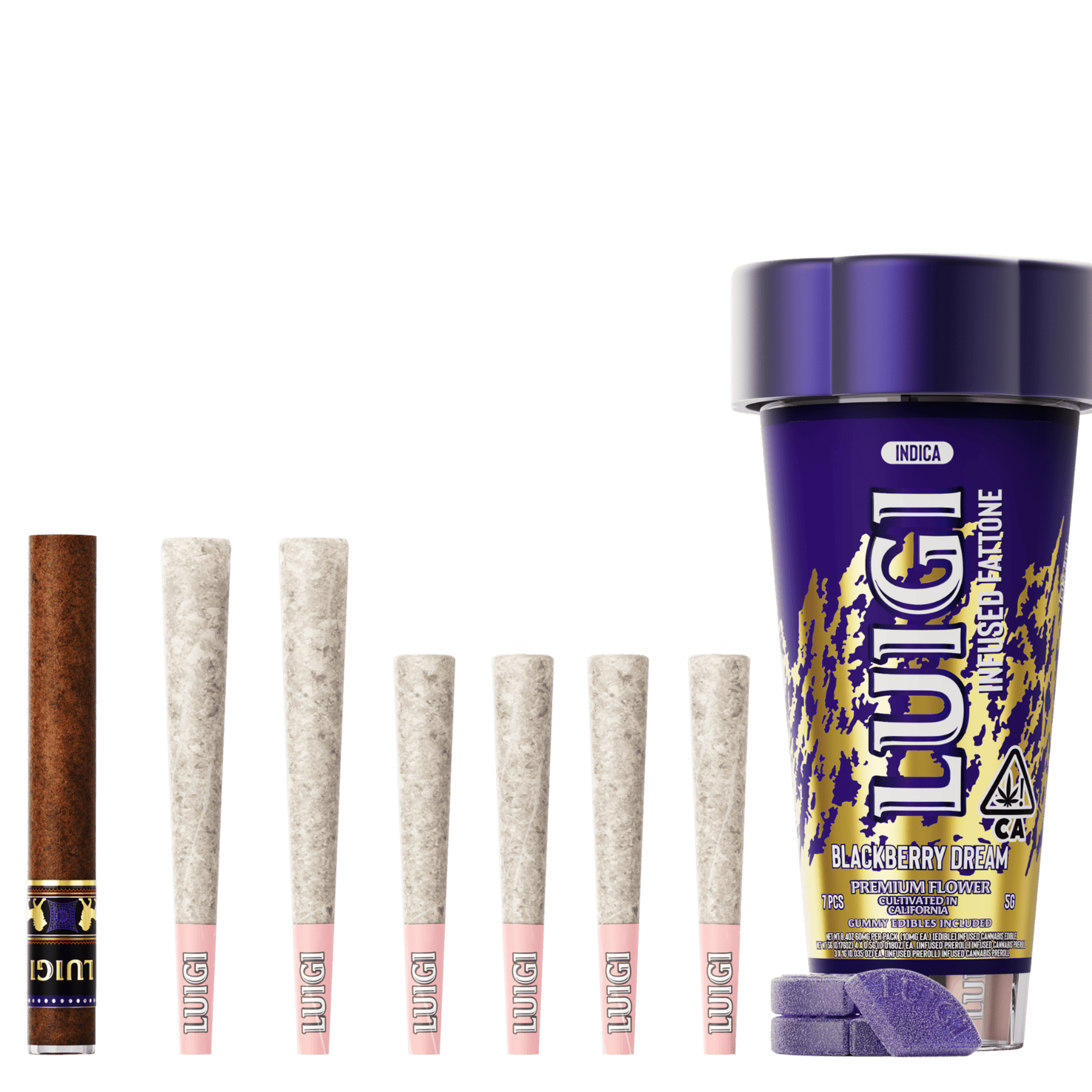 Blackberry Dream 4-in-1 Fattone - Luigi - - $46 - Pre-Rolls