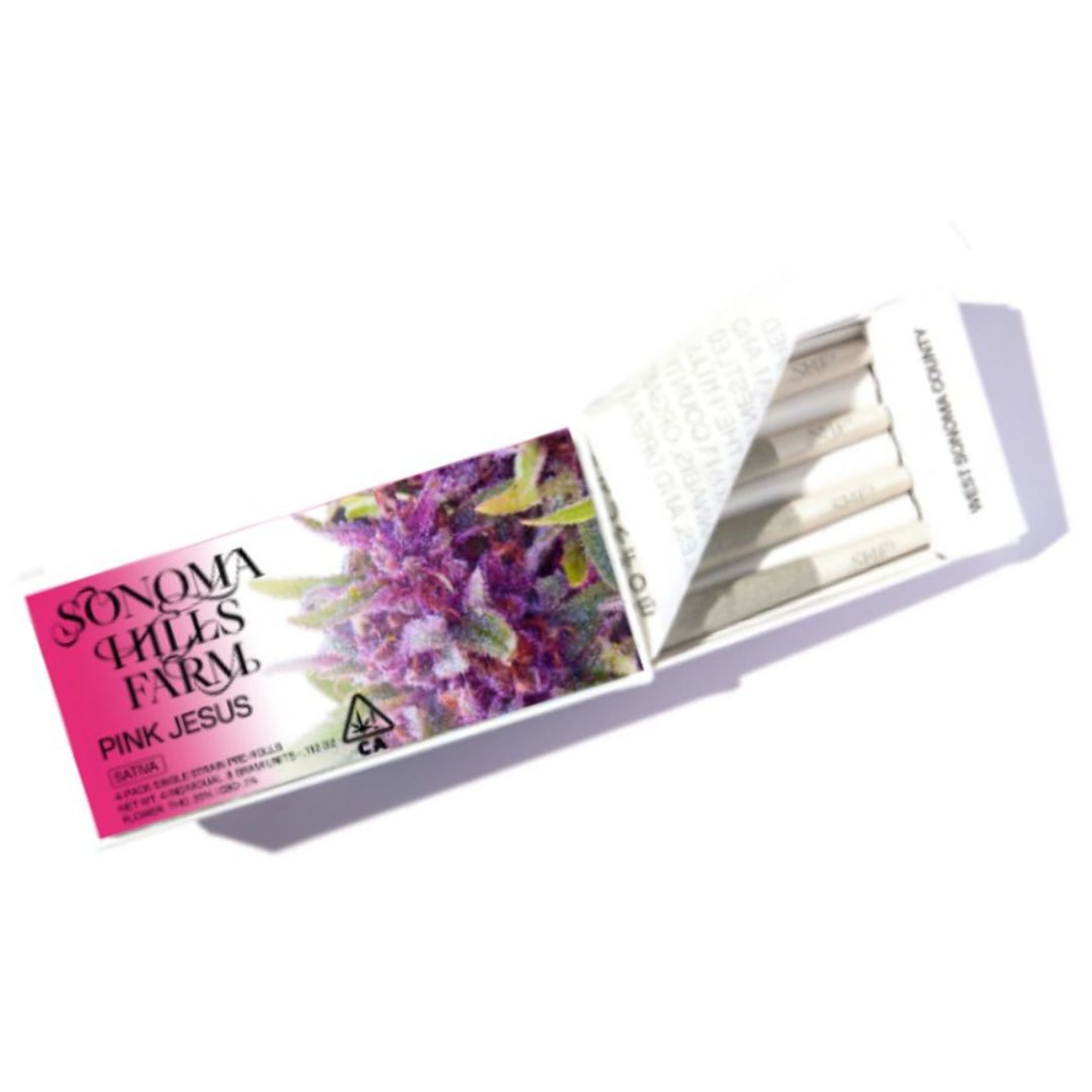 Pink Jesus - 4 Pack Pre-Rolls, 3.2g - Sonoma Hills Farm - - $26 - Pre-Rolls