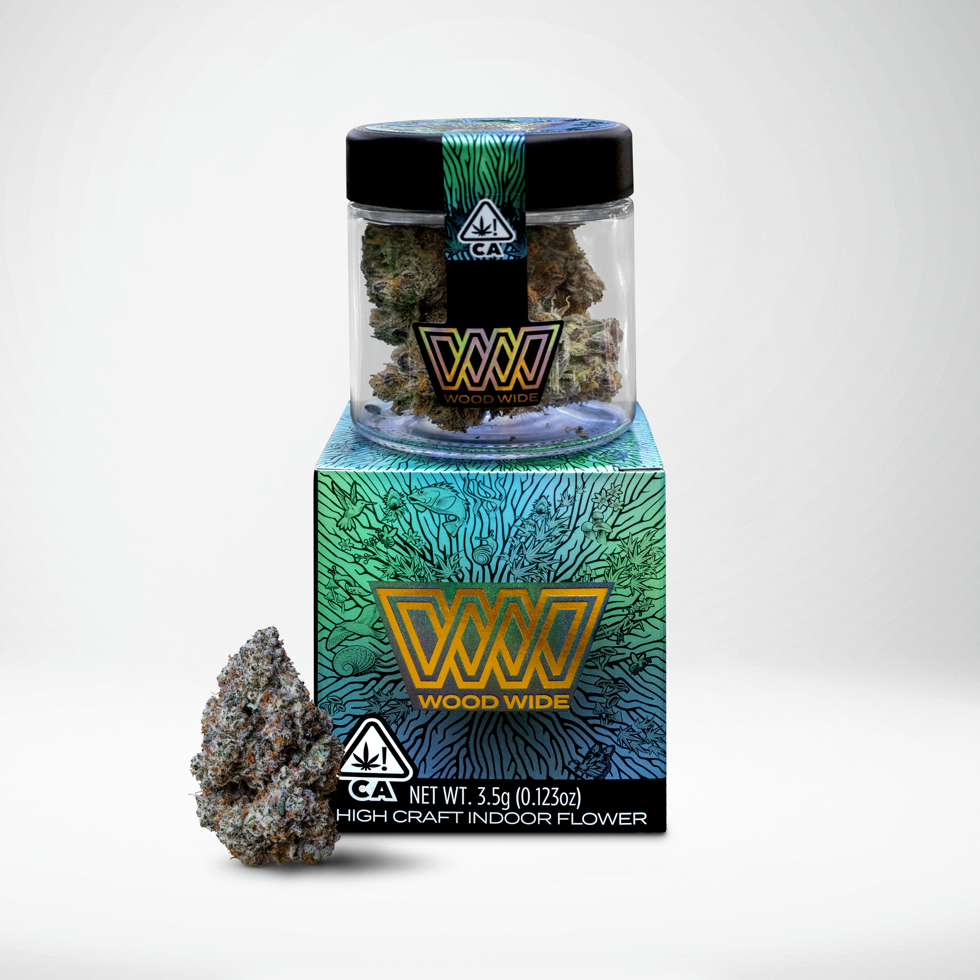 Baby Rattler - Wood Wide - Eighth - $60 - Flowers