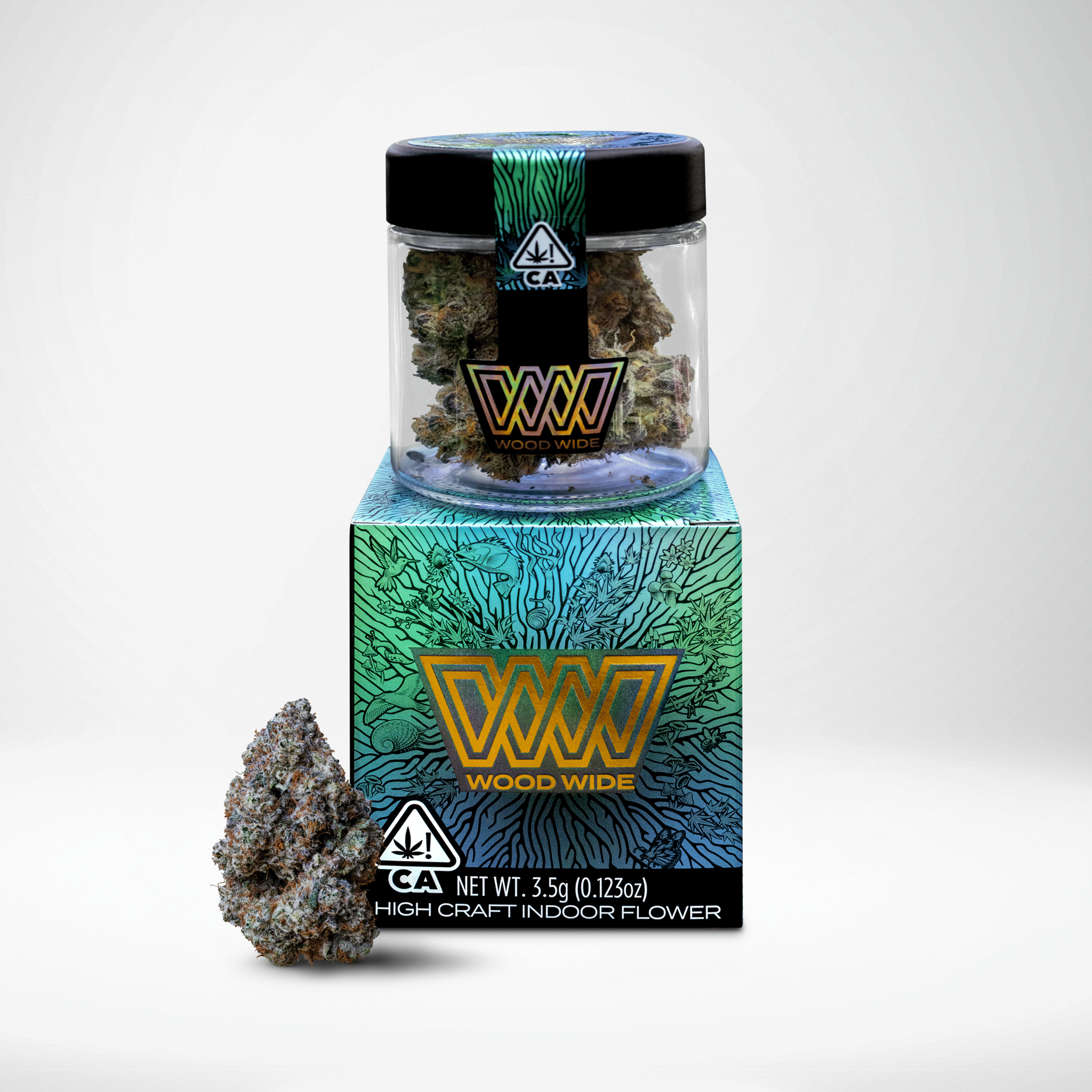 Baby Rattler - Wood Wide - Eighth - $60 - Flowers