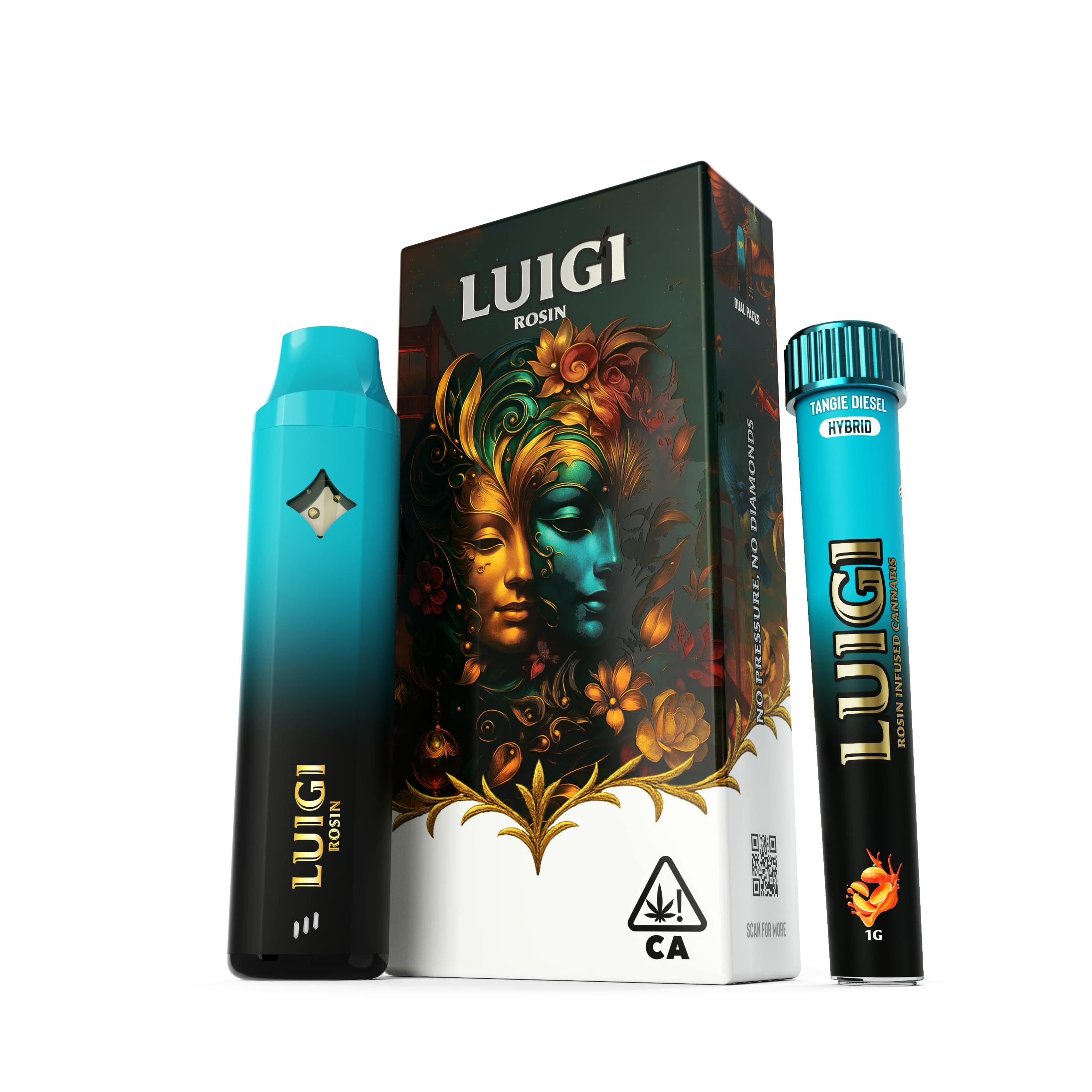 Sour Diesel Rosin Dual Pack V1 - Luigi - - $55 - Ready To Use Vapes