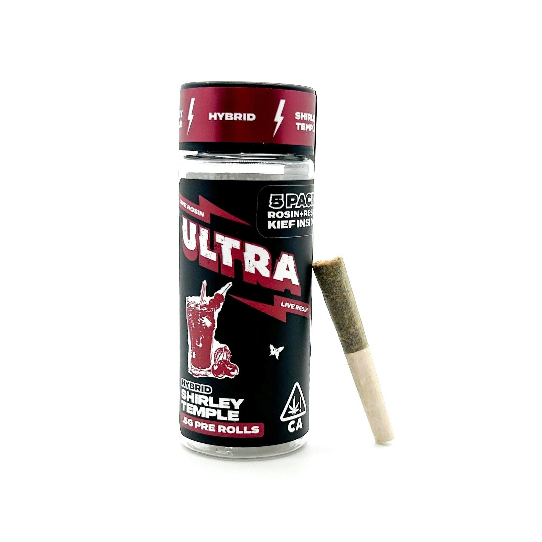 Shirley Temple - 5pk .5g Rosin/Resin Infused Pre Rolls - ULTRA xP -  - $21.75 - Pre-Rolls