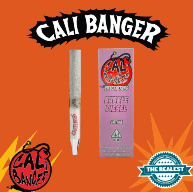 Bubble Diesel Infused Preroll 1.5g - Cali Banger - Preroll - $16 - Infused Preroll