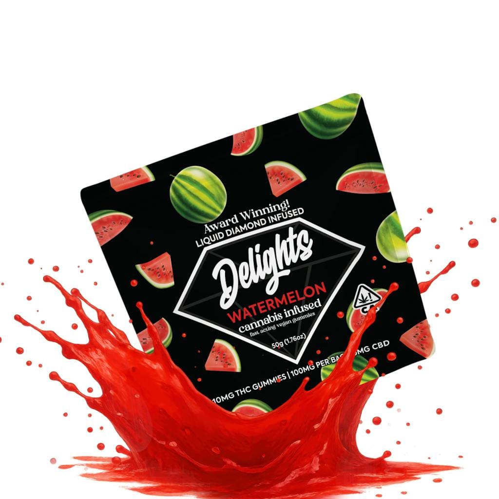 Watermelon LIQUID DIAMONDS GUMMIES - DAB DADDY -  - $6 - Edibles