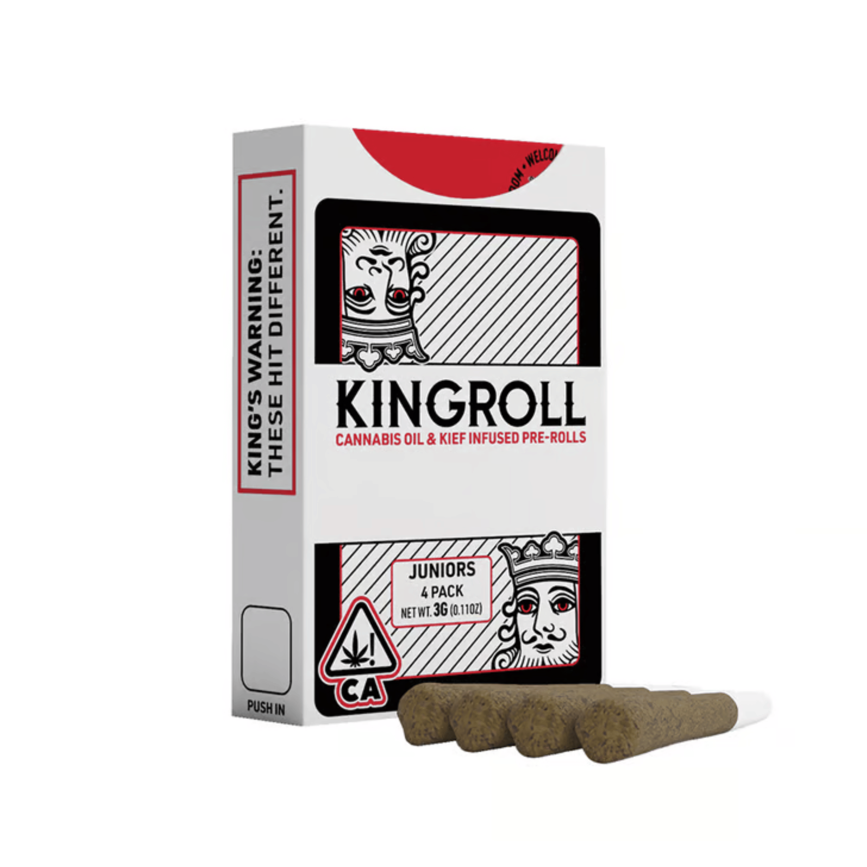 King-Roll JR's | Grandi Guava x Grapefruit Romulan Infused Pre-Roll 4-Pack - 3g - KINGPEN -  - $29 - Infused Pre-Rolls