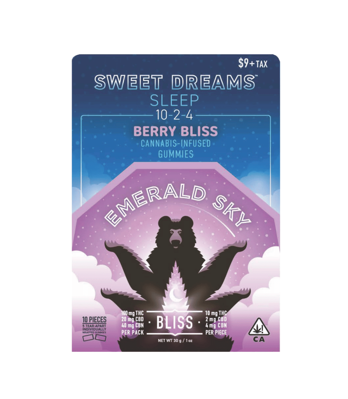 Berry Bliss - 10:2:4 THC/CBD/CBN 5 pack - Emerald Sky - Gummy - Indica - $10 - Gummies