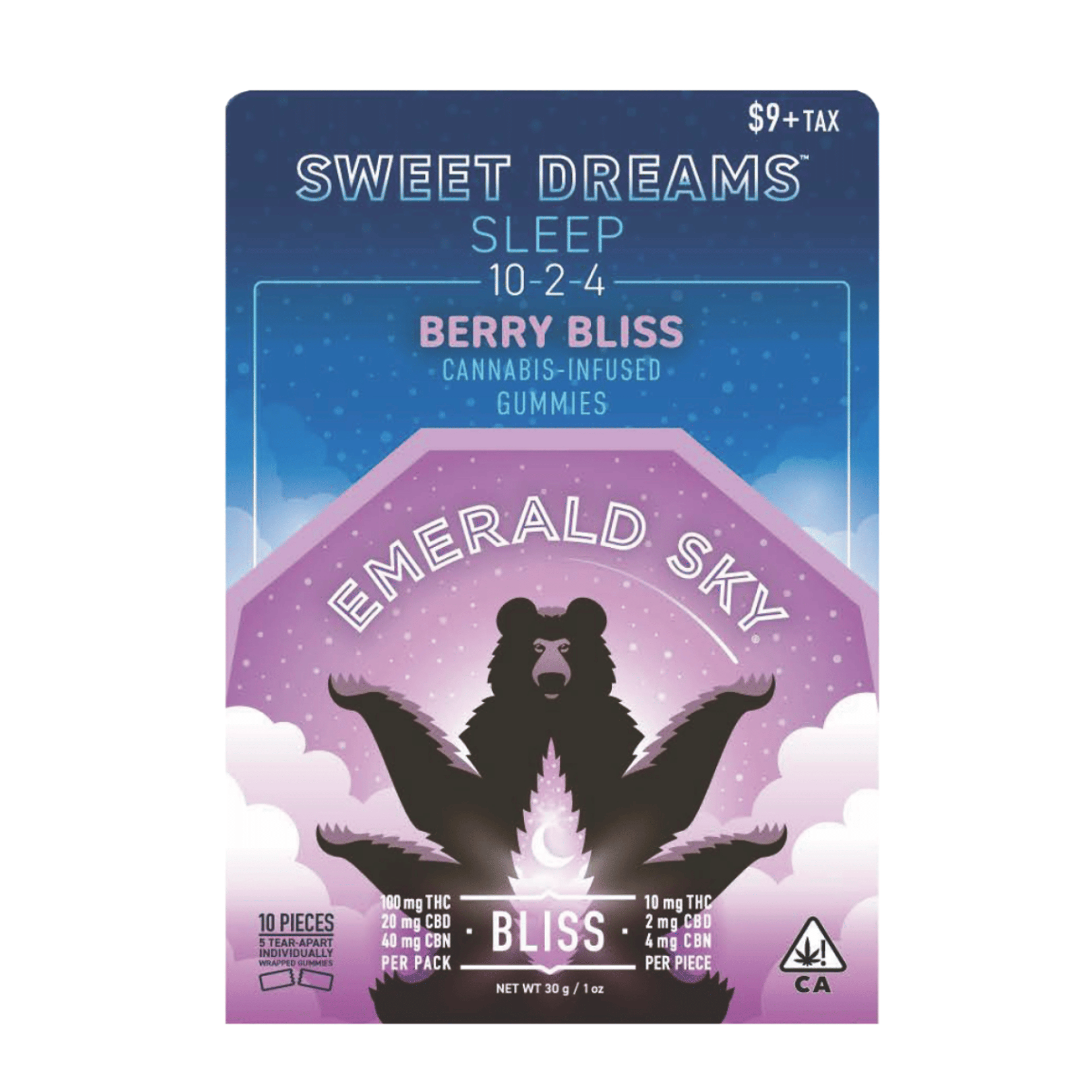 Berry Bliss - 10:2:4 THC/CBD/CBN 5 pack - Emerald Sky - Gummy - Indica - $10 - Gummies