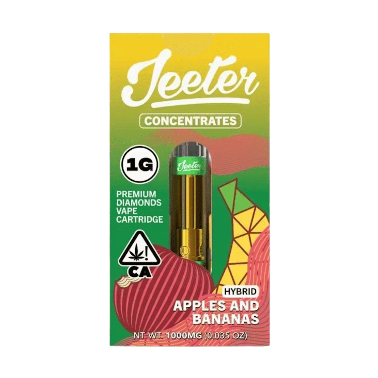 Apples & Banana Liquid Diamonds Cart 1g - Jeeter -  - $24.50 - Vapes