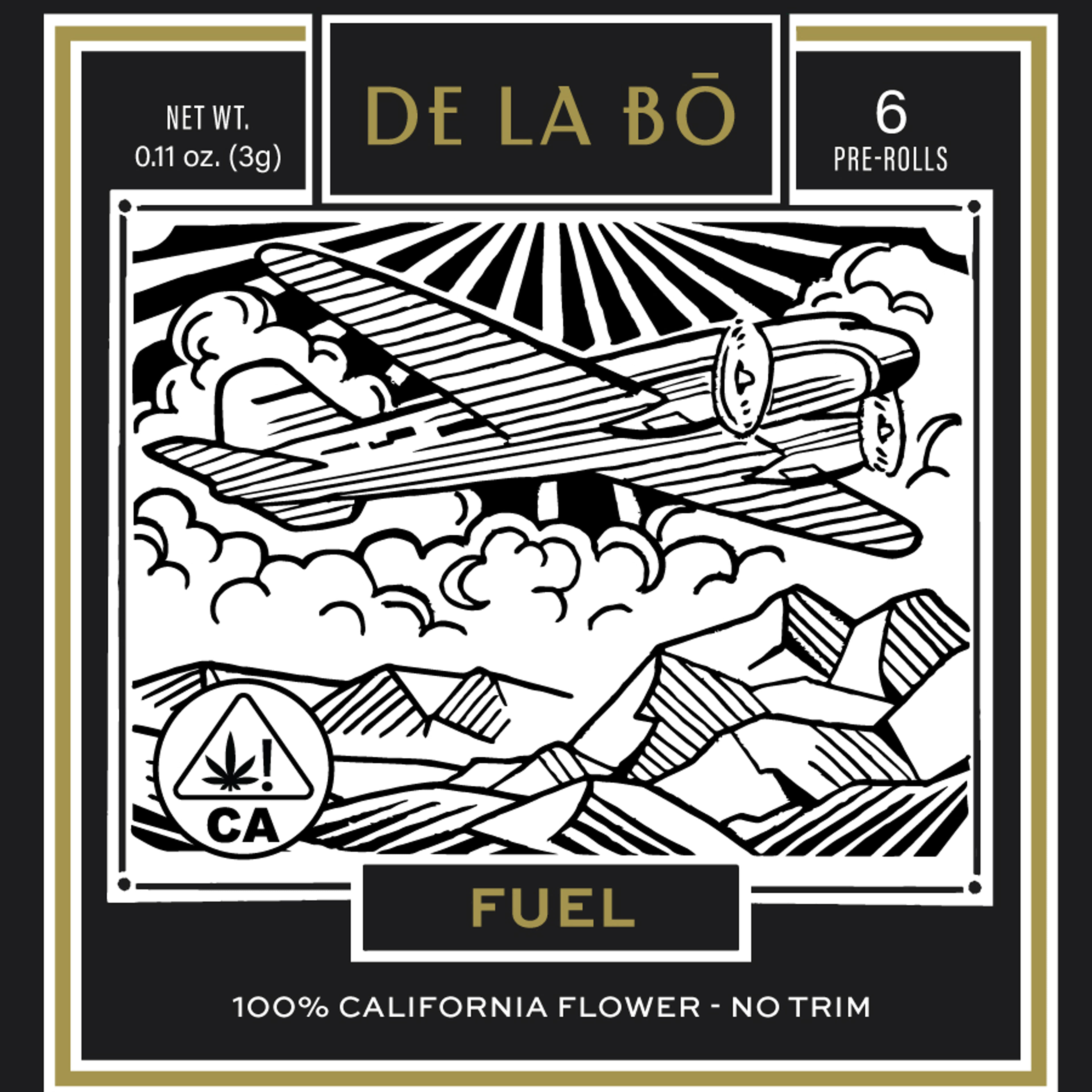 King Louis OG - .5g Prerolls (6pk) - De La Bo - PR Pack - Indica - $32 - Pre-Roll Packs