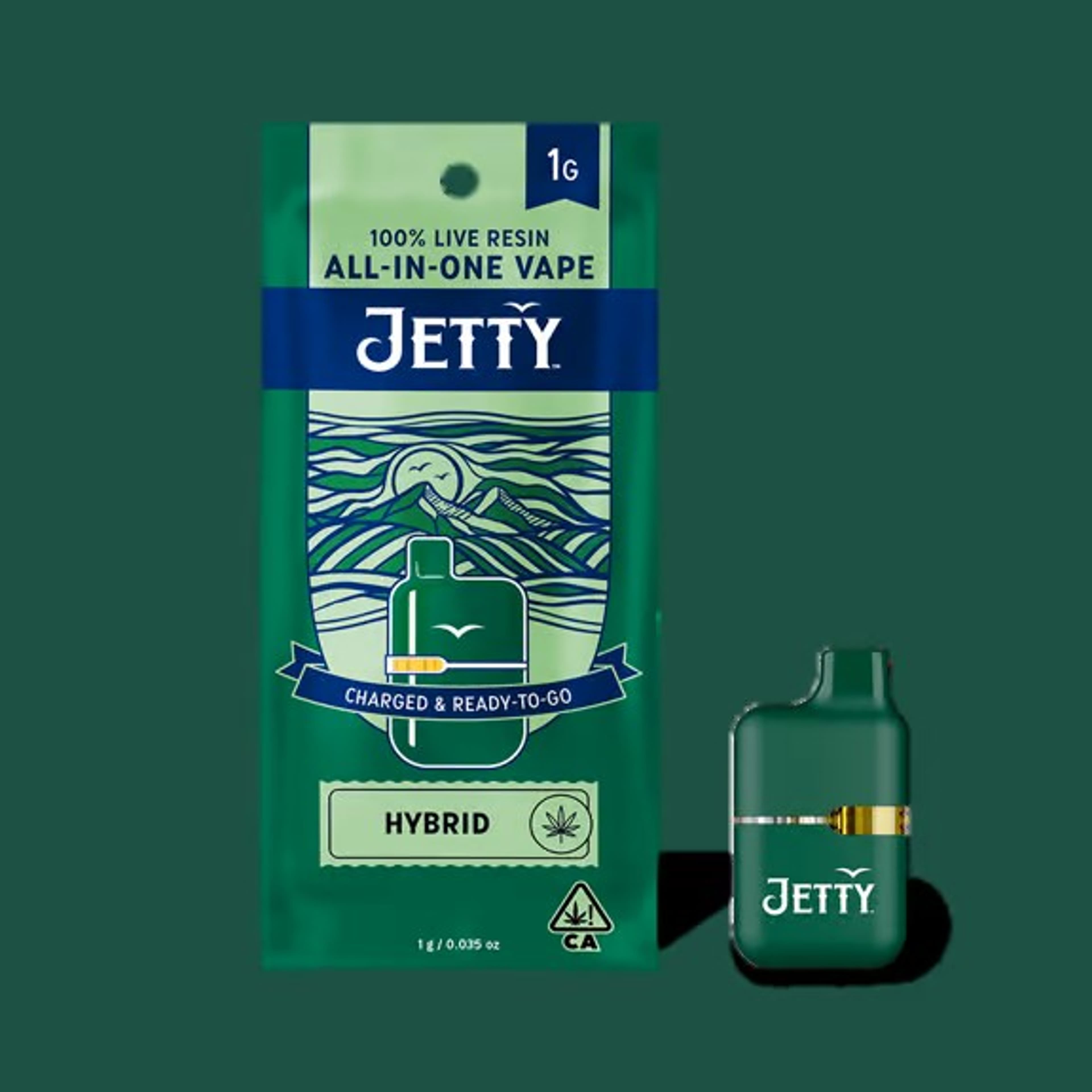 Cadillac Rainbows Live Resin All-in-One Vape 1g - Jetty Extracts - - $40 - All in One Carts