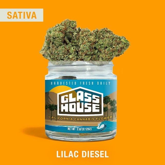 Glass House Flowers - Lilac Diesel (3.5g Sativa)