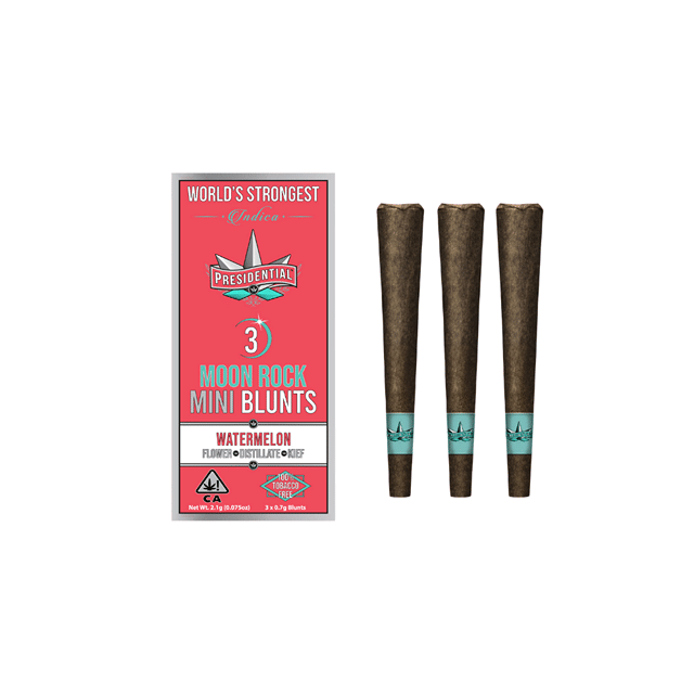 Watermelon Mini Moon Rock Blunt 3pk
