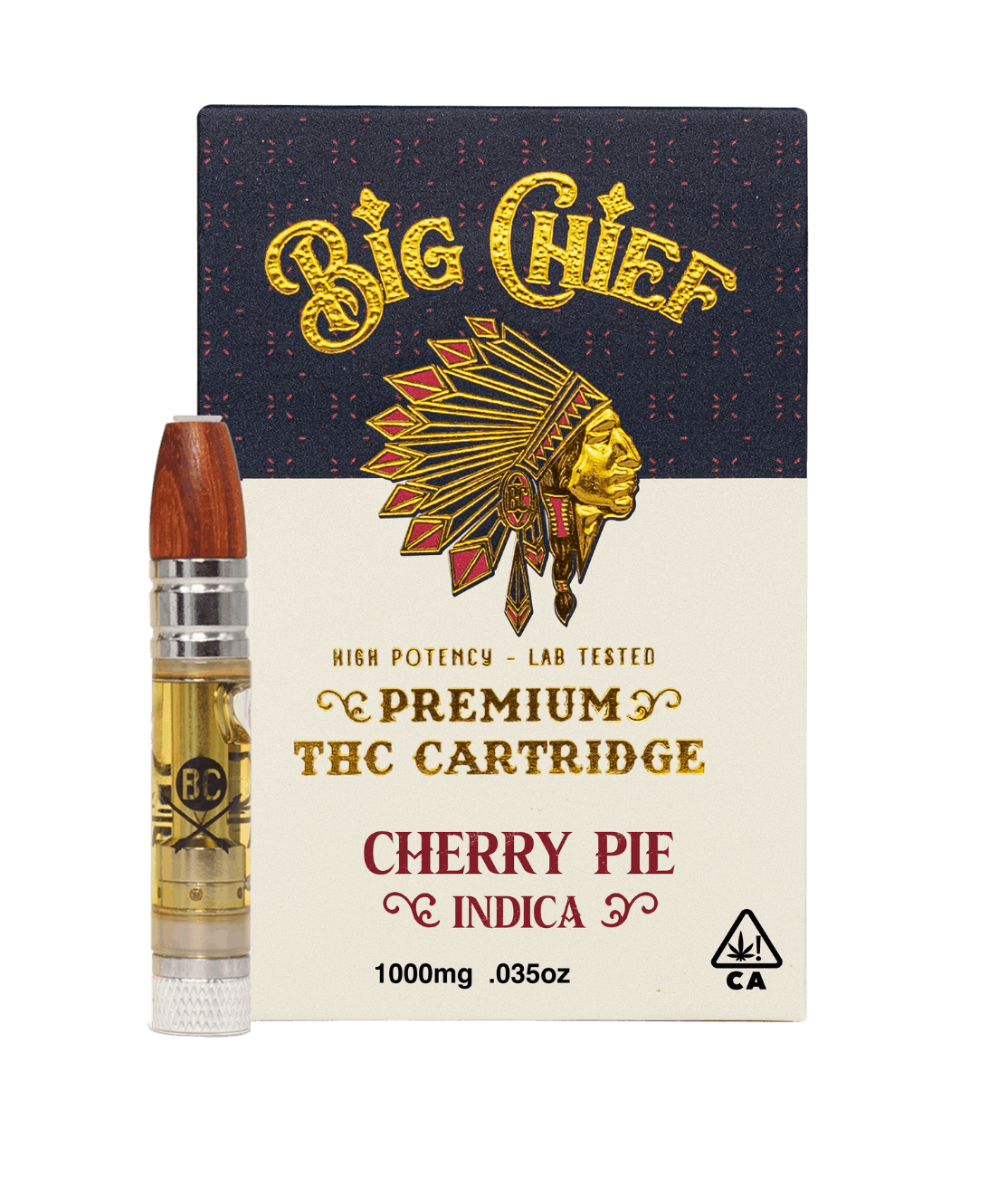 Big Chief | 1g - Cherry Pie - Cartridge - Indica - Big Chief -  - $18 - Vape Carts
