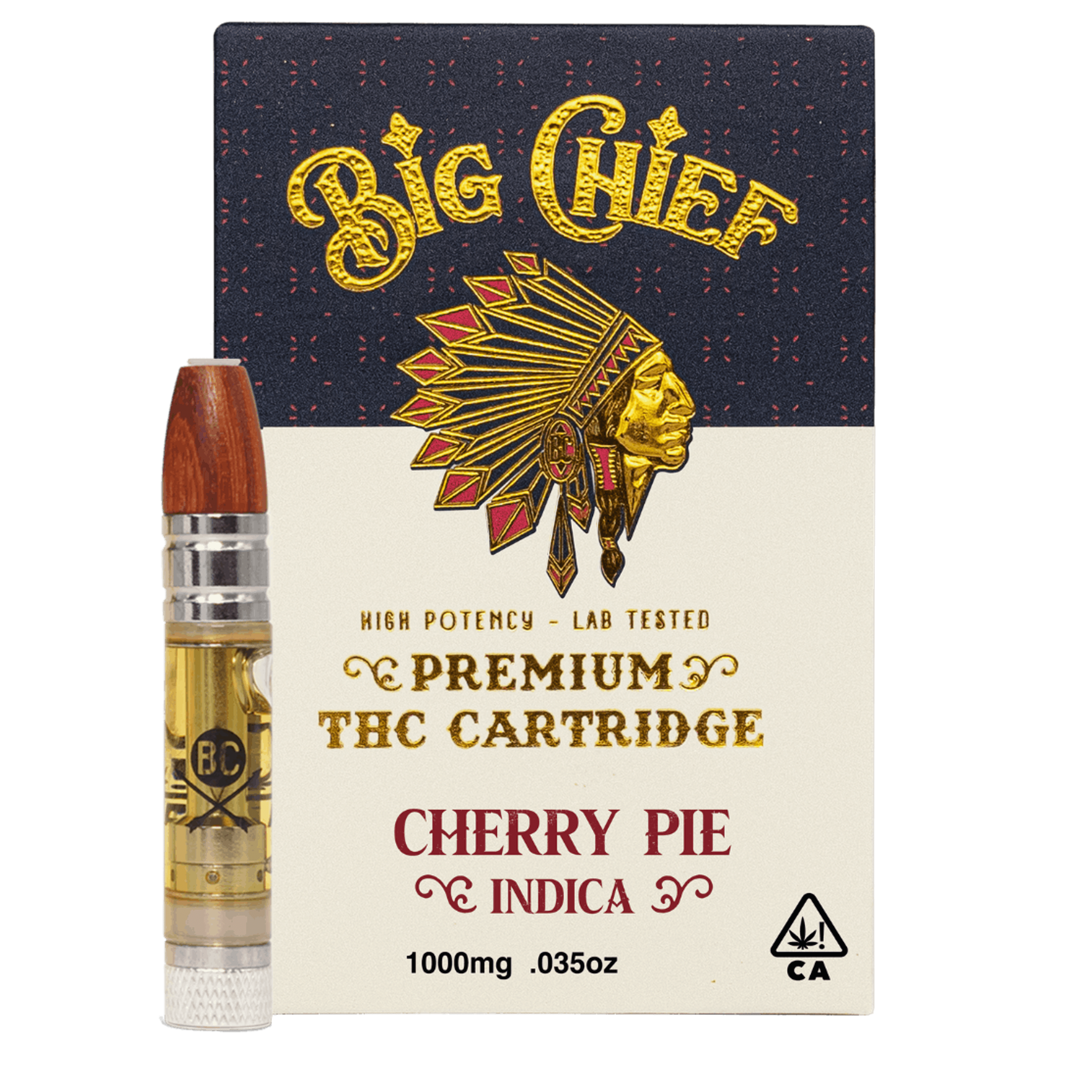 Big Chief | 1g - Cherry Pie - Cartridge - Indica - Big Chief - - $18 - Vape Carts