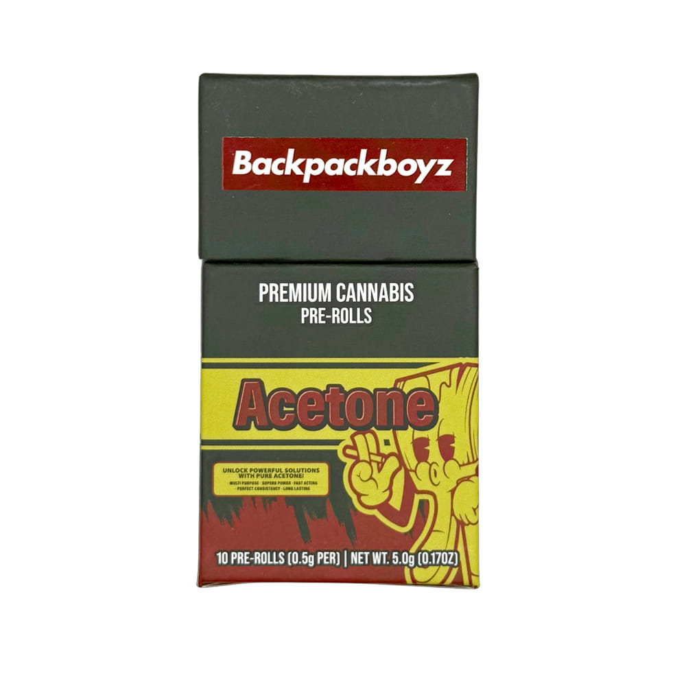 Acetone (H) Preroll - 10pk - Backpack Boyz - Acetone (H) 10pk - $31.65 - Pre-Rolls