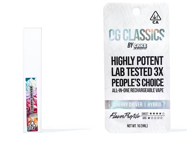 CAKE - OG Classic - 1 gram Rechargeable - Cherry Drive