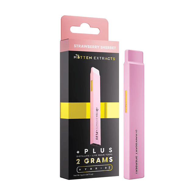 +Plus Disposable 2g - Strawberry Sherbet
