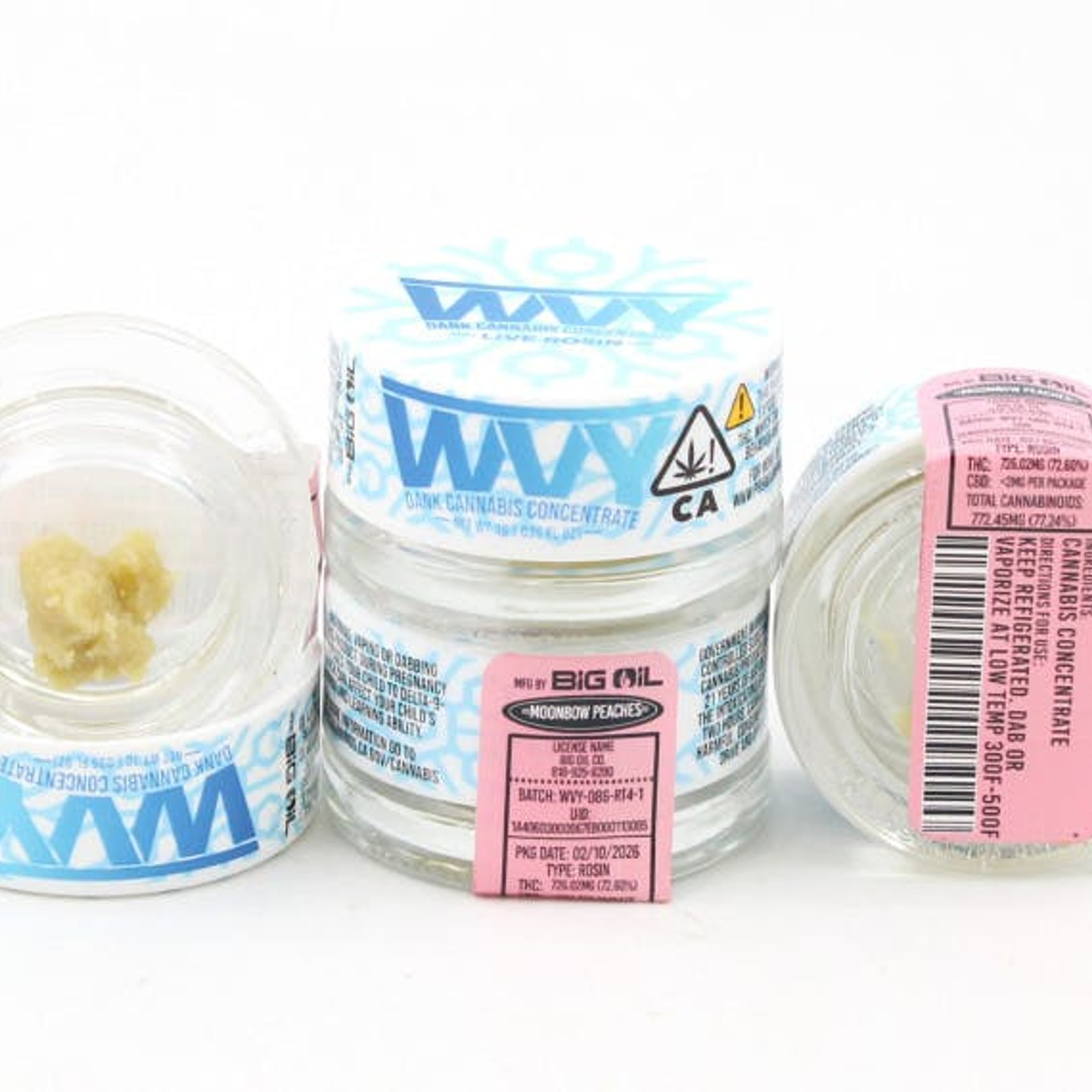 Moonbow Peaches - Rosin - WVY - - $17.25 - Concentrates