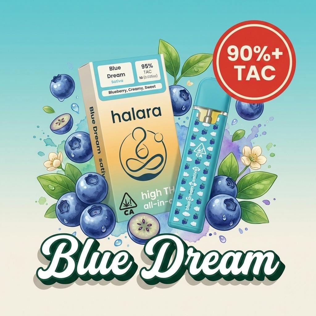 Blue Dream 1G High THC All-in-One - HALARA -  - $32 - Vape