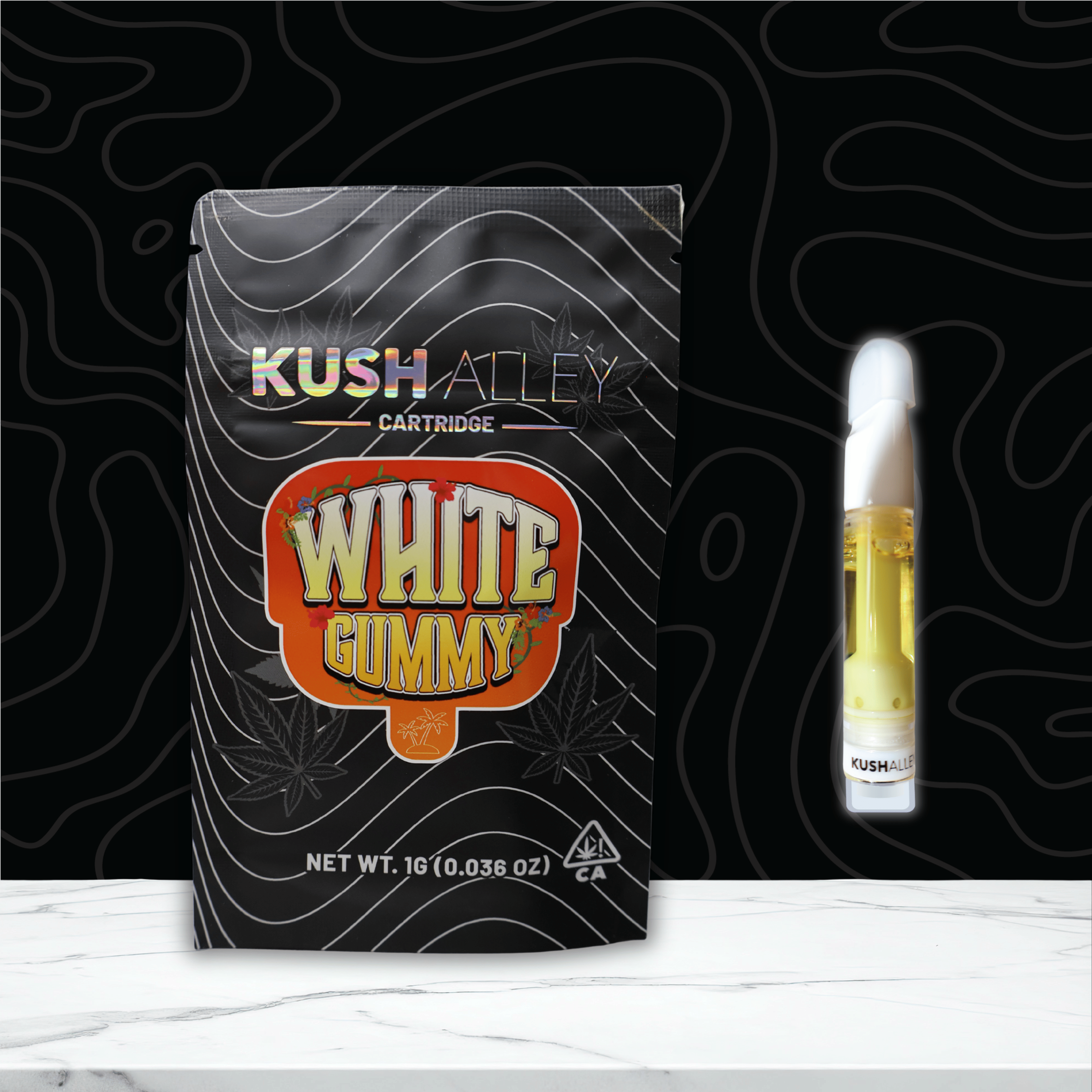Cartridge - White Gummy - Kush Alley Premium - Full Gram - $19 - Cartridge