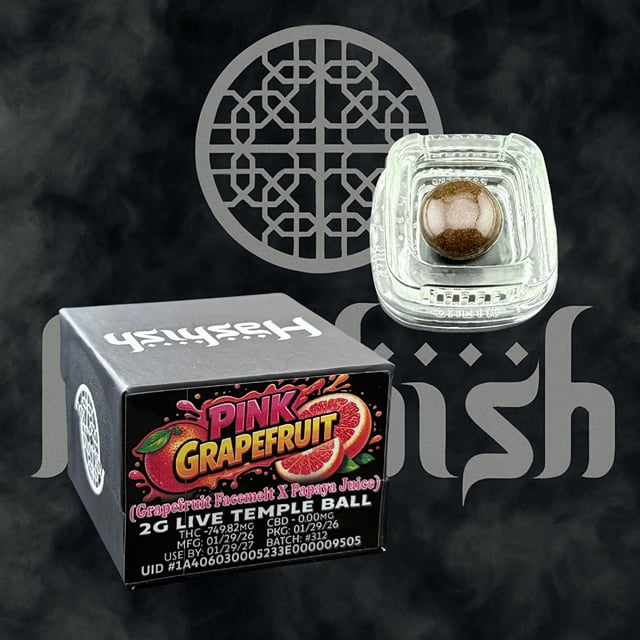Pink GrapeFruit | 2g Temple Ball (Black Box)