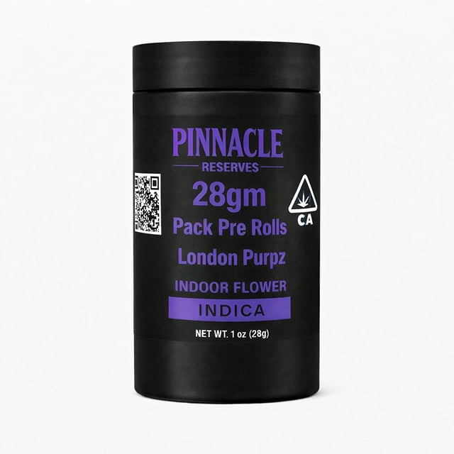 PINNACLE RESERVE London Purpz 28gm Pack Pre Rolls