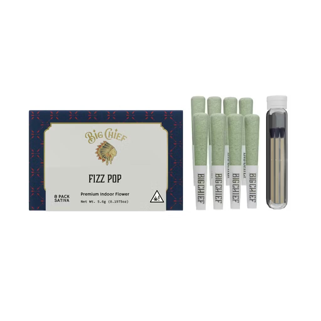 Big Chief "Bundle 8pk" (5.6G)-Fizz Pop - Big Chief -  - $28 - Pre-Rolls