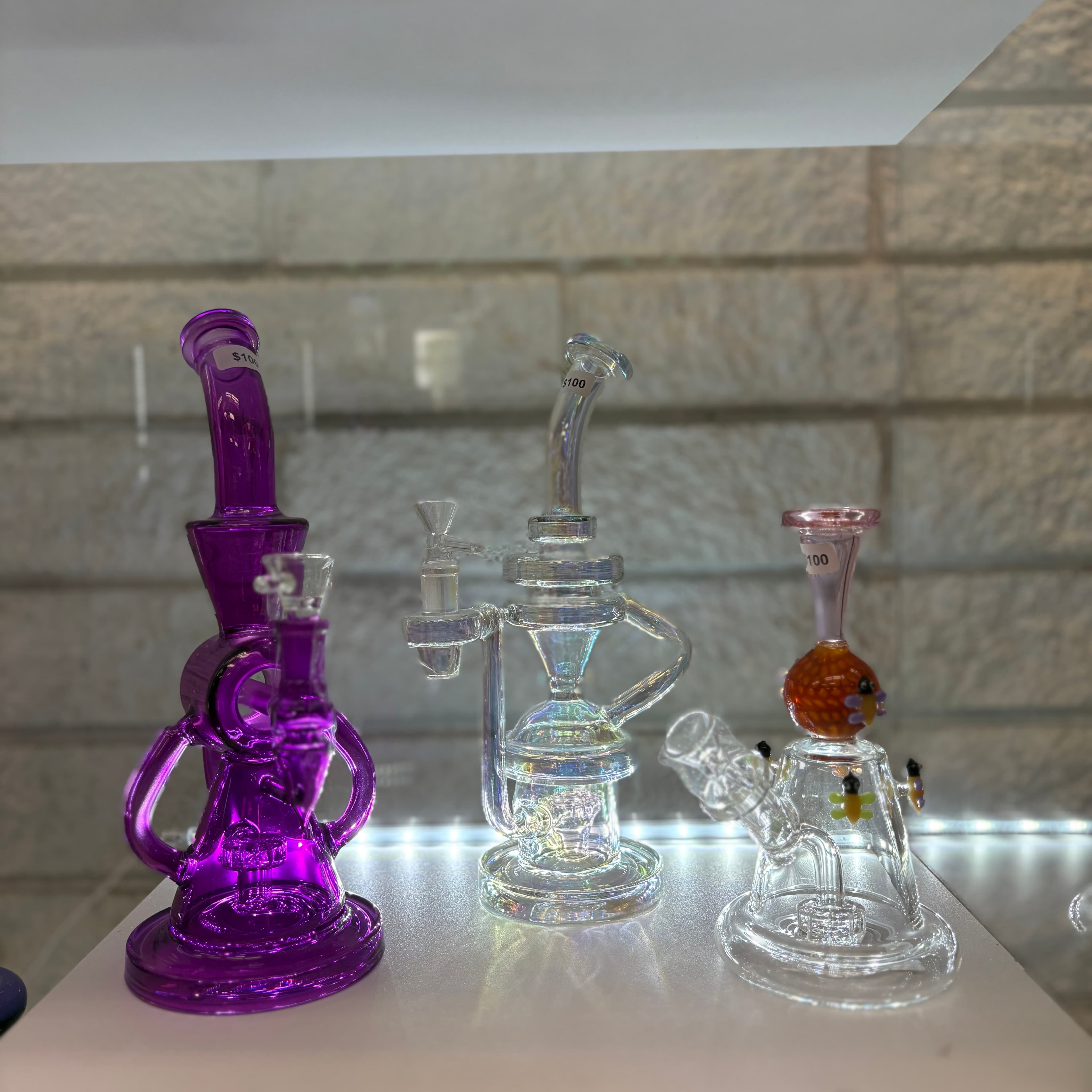 Glass Water Pipe $100 - TMB - GLASS - $91.95 - Accessory