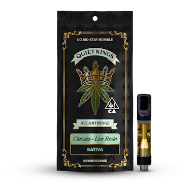 Quiet Kings: Blue Dream - 1g Live Resin Cartridge - Quiet Kings -  - $28 - Standard Cartridges