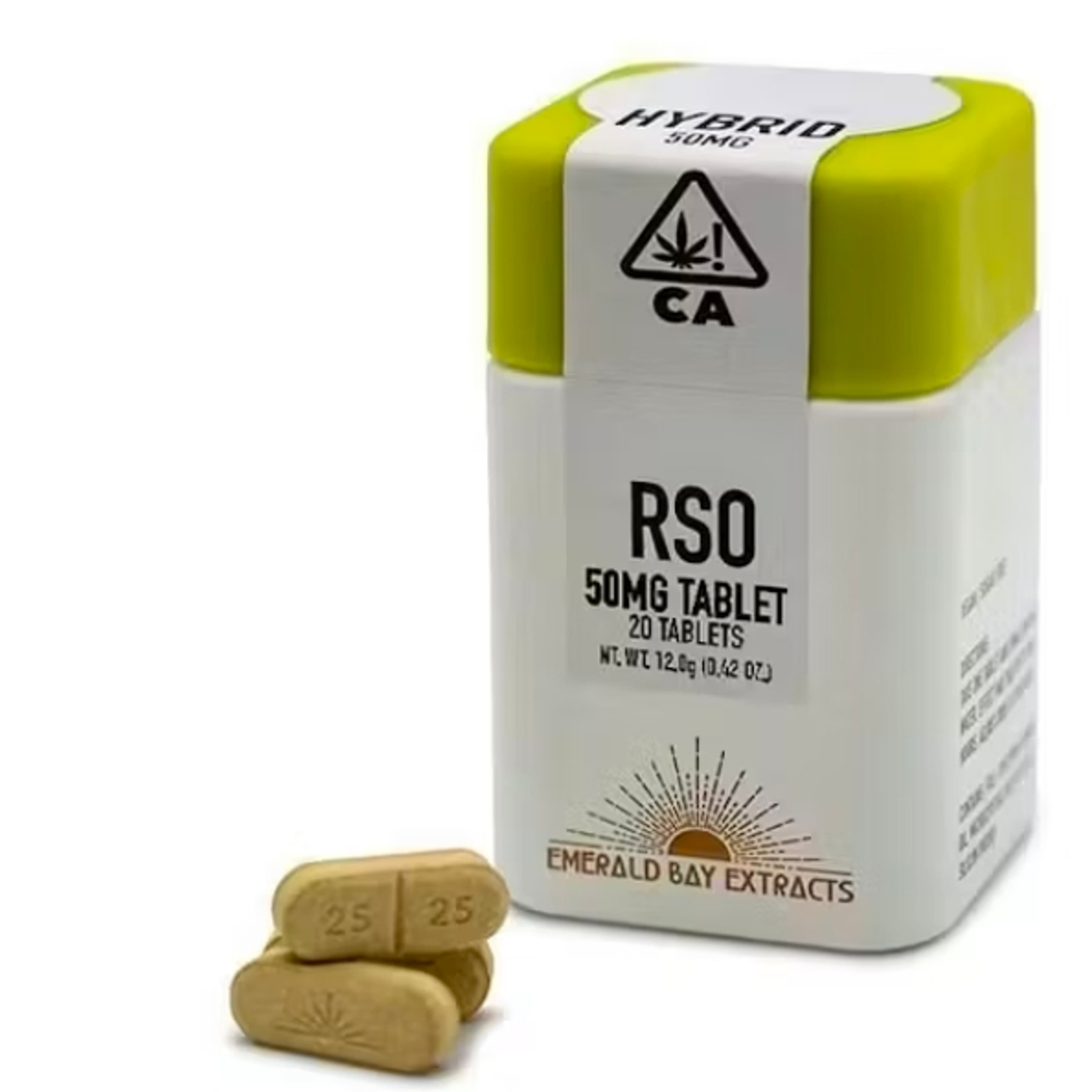 50mg Tablets - Sativa - Strawberry Cough - 1000mg Package - Emerald Bay Extracts - - $70 - Edibles