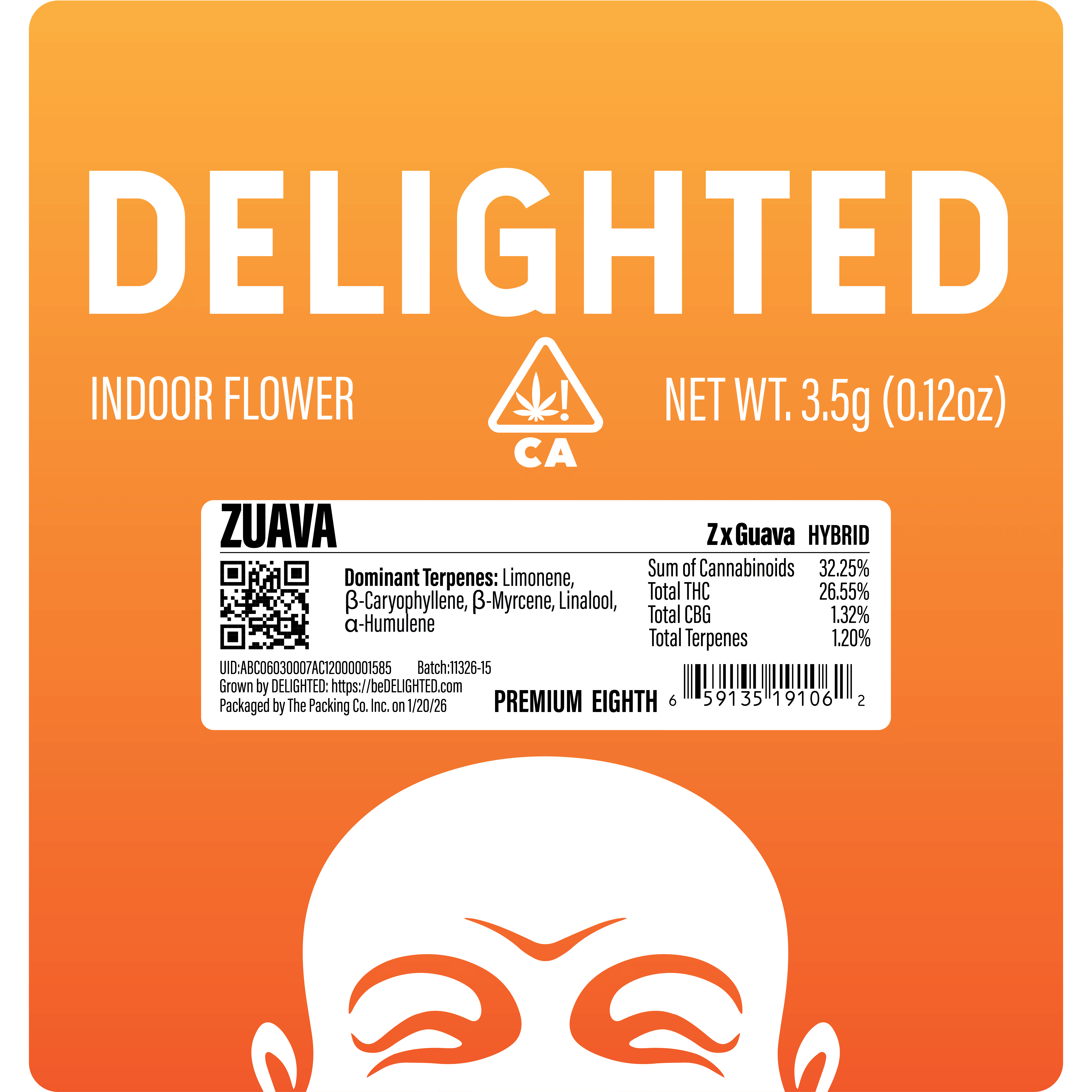 Zuava 3.5g - delighted -  - $21.61 - Flowers