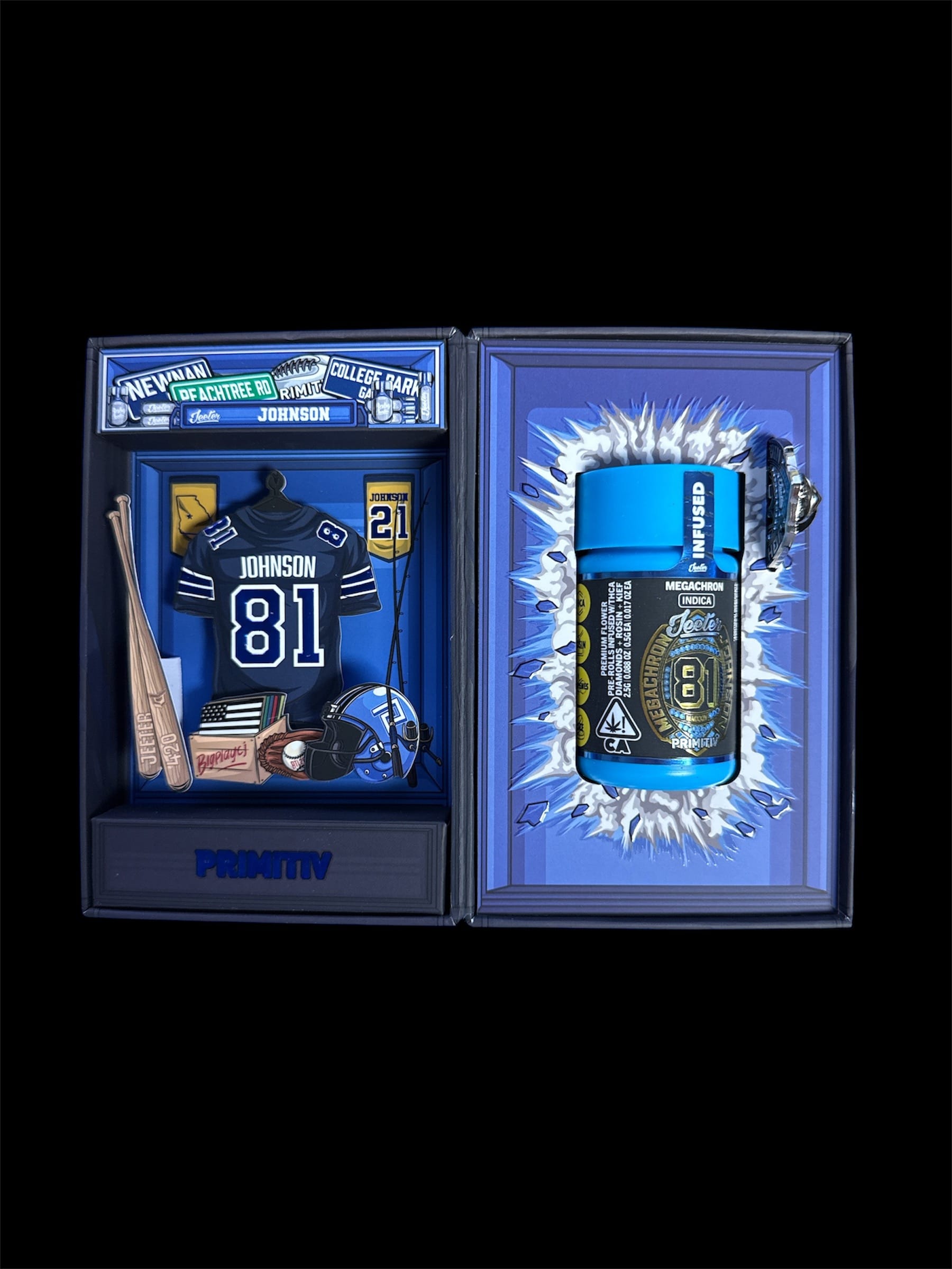 Baby Infused Jeeter x Primitiv - Megachron - Rosin Enhanced Diamonds Pre-Rolls - (5 Pack) - 2.5g - Jeeter - Rosin Enhanced - 5 Pack - $39.98 - Pre-Rolls