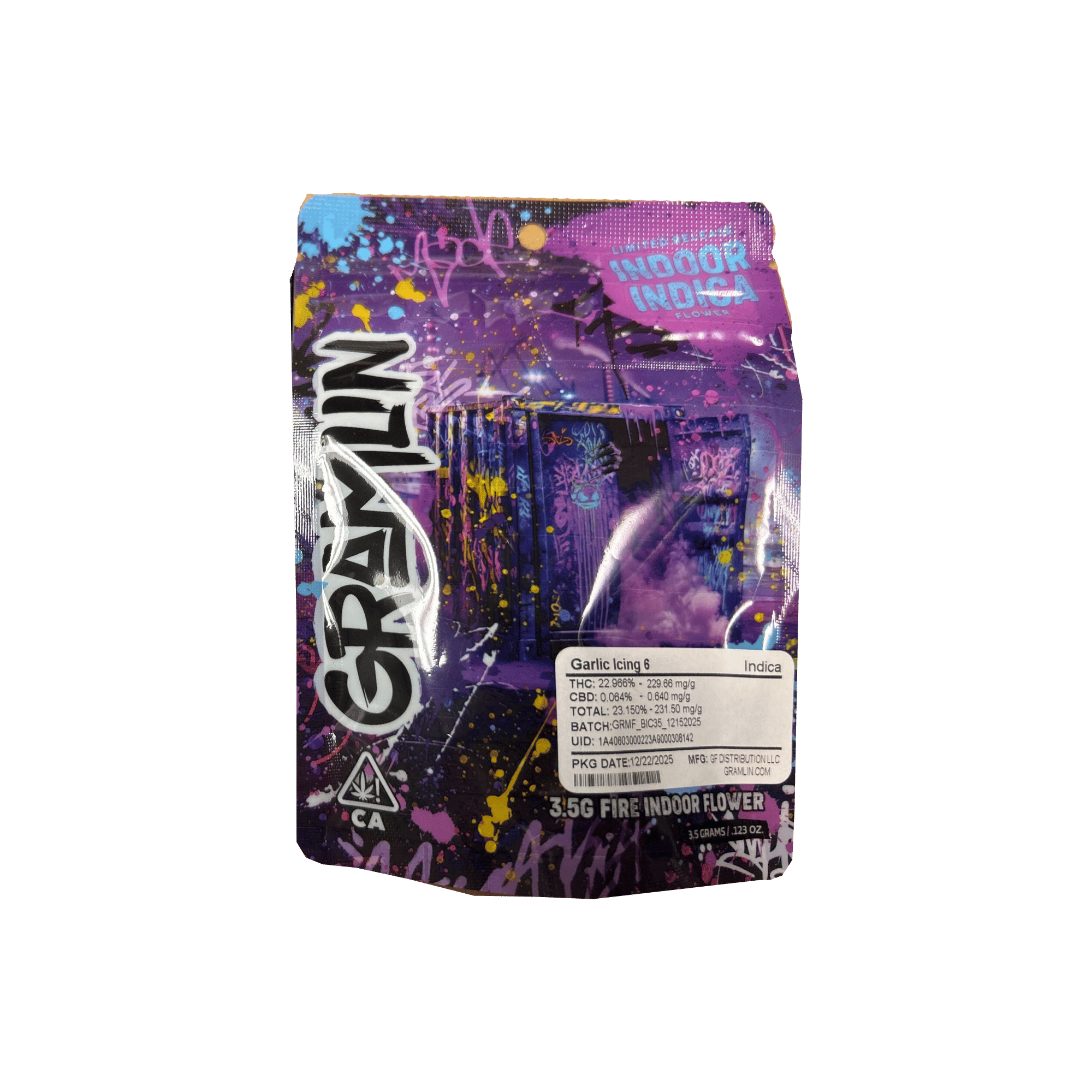 Garlic Icing 6 - Indoor Flower - Gramlin - Eighth - $23.99 - Flower