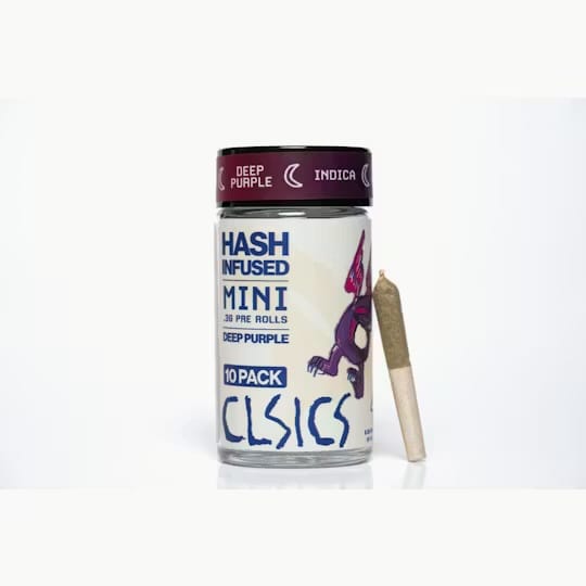 10PK Deep Purple Hash Preroll - CLSICS -  - $45.60 - Pre-Rolls