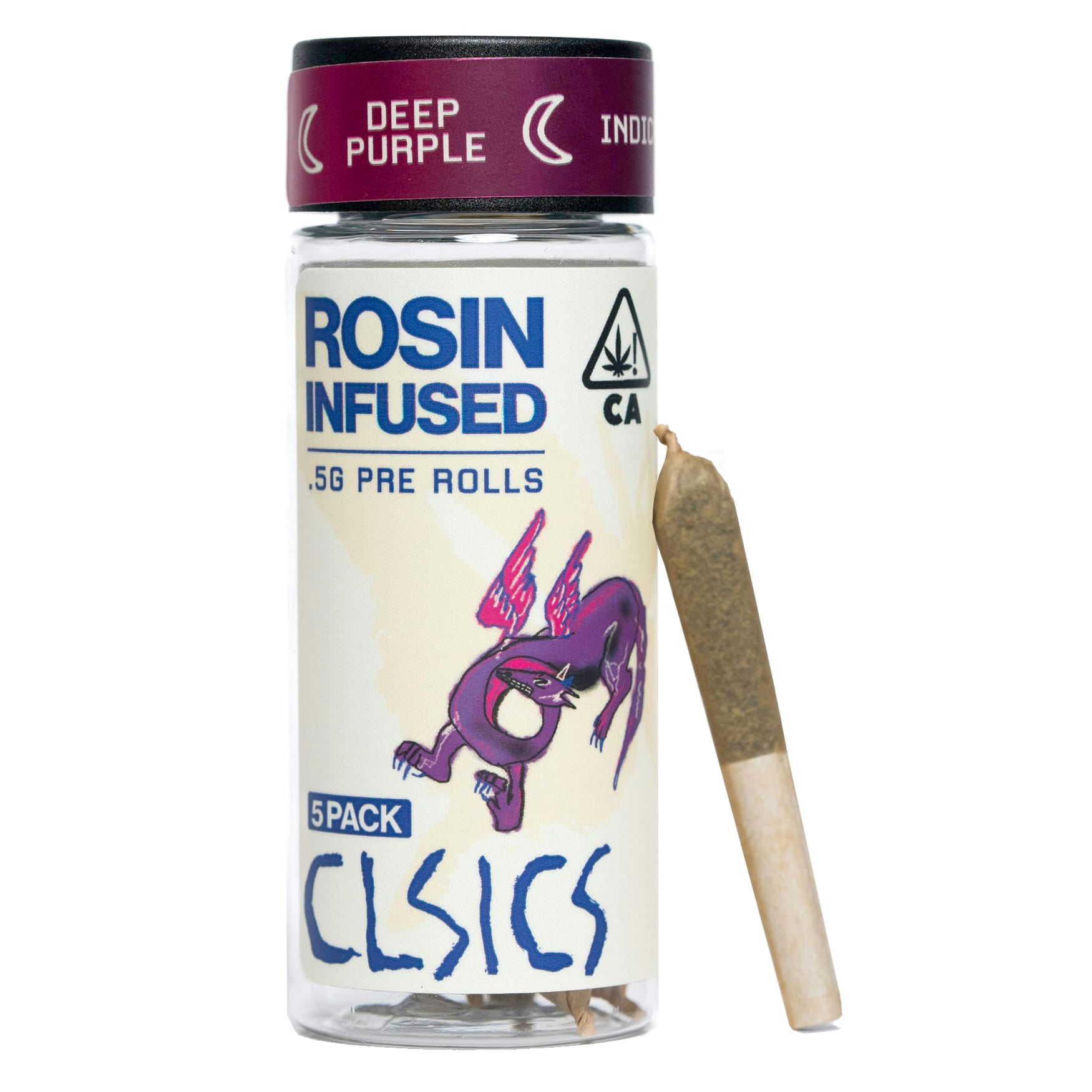 Deep Purple (I) Rosin Preroll - 5pk - CLSICS - Deep Purple (I) - $27.80 - Pre-Rolls