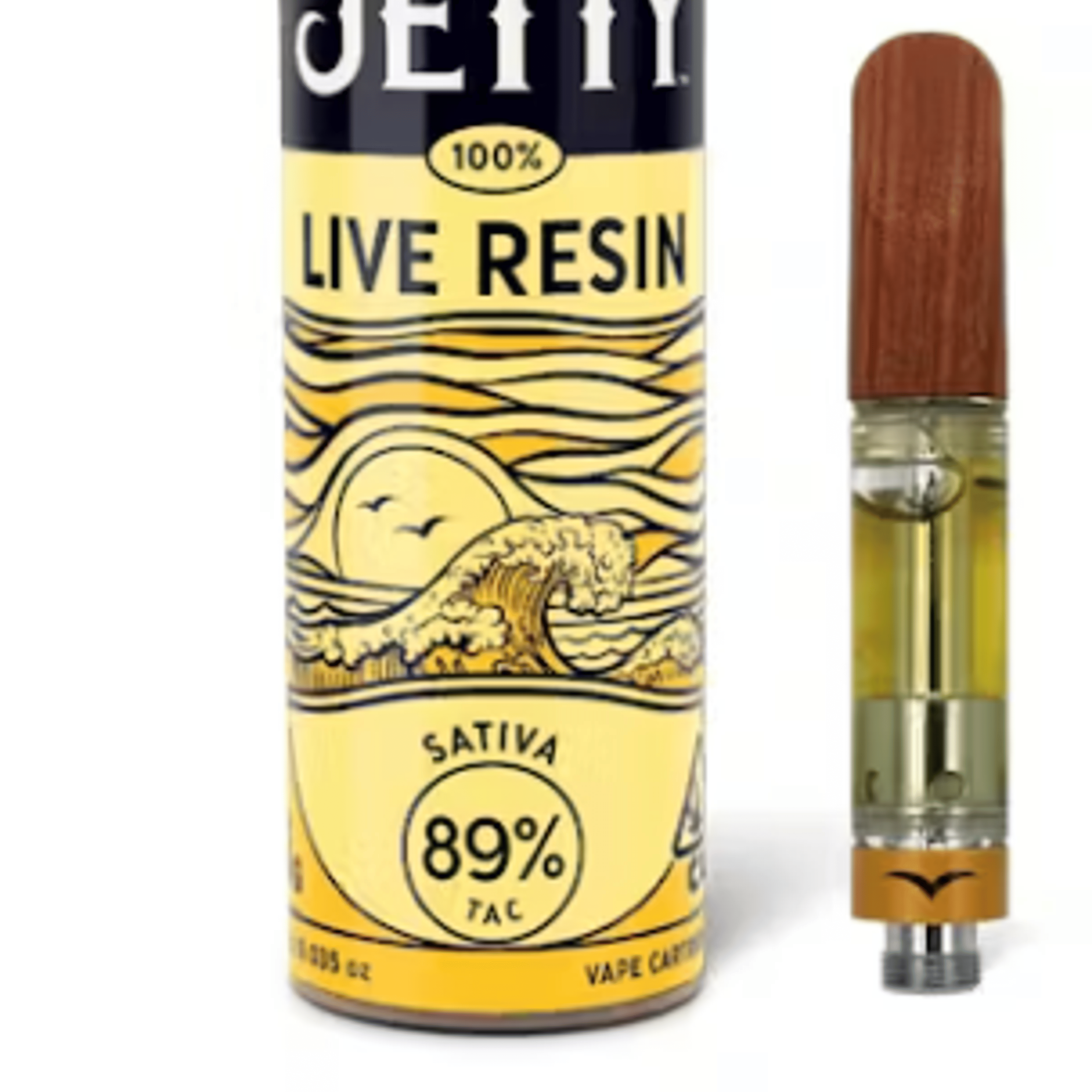 Jetty: Garlic Jam (H) | 100% Live Resin Cartridge - 1g - Jetty Extracts - - $38 - Cartridges / Pens