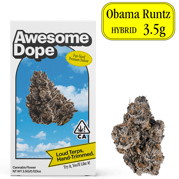 Obama Runtz - 3.5g Indoor - Awesome Dope - 3.5g Hybrid - $32 - Flower/Infused Flower (3.5 Grams)