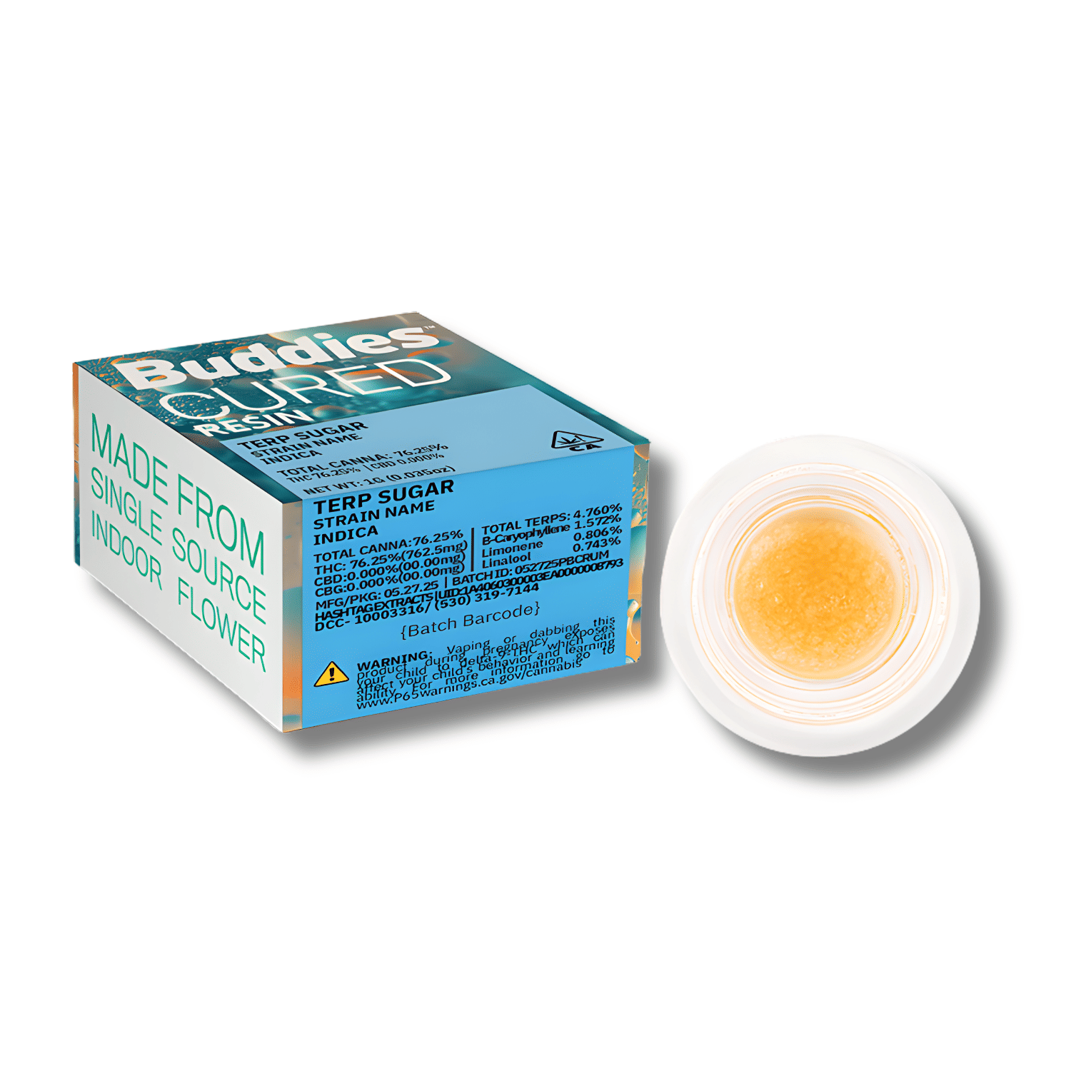 Canal Cured Terp Sugar 1g - Buddies -  - $20 - Extract