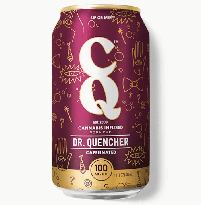 CQ Drinks: Dr. Quencher (12oz) - 100mg Per Can - CQ Drinks -  - $12 - Beverages/Drinks