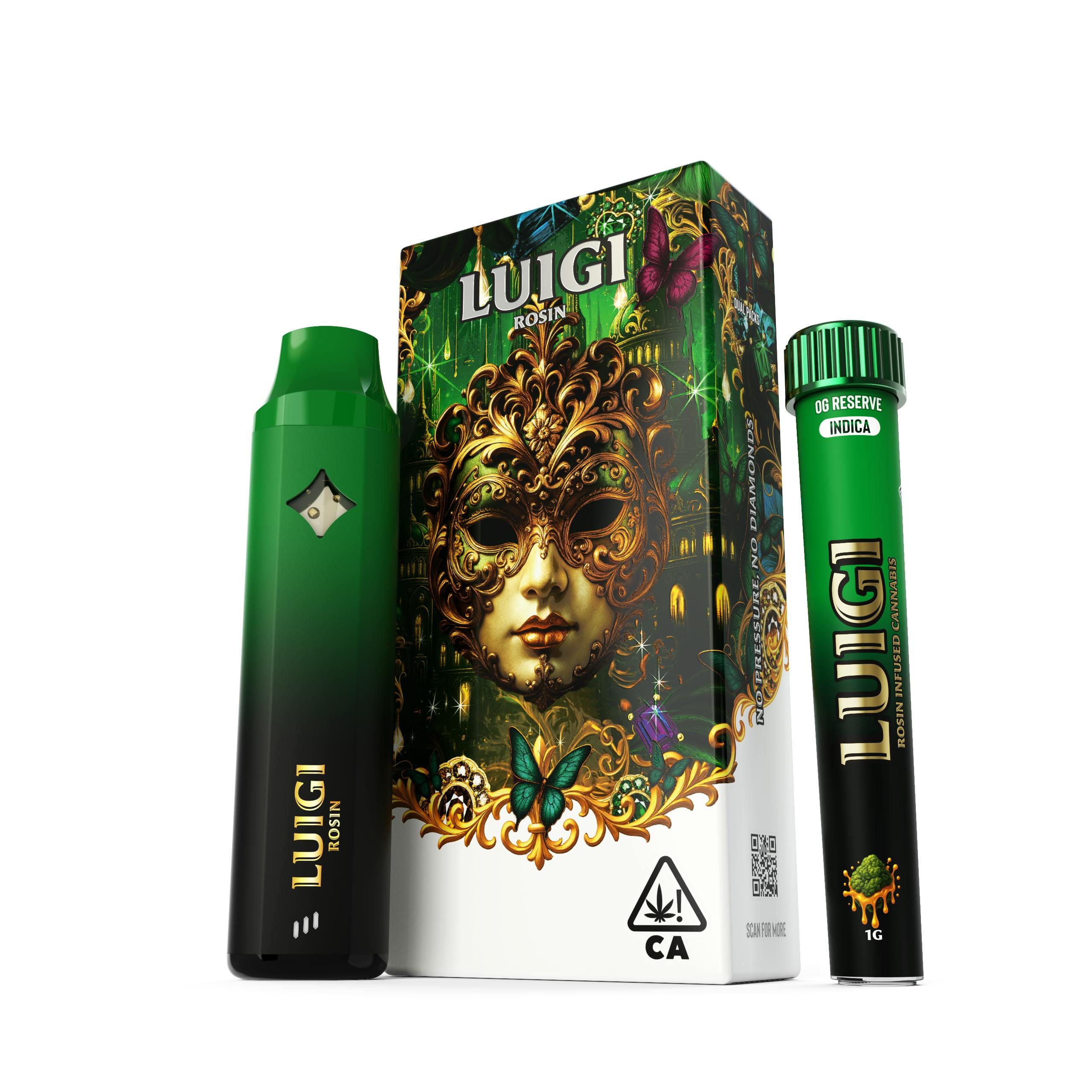 OG Rosin Dual Pack V1 - Luigi -  - $55 - Ready To Use Vapes