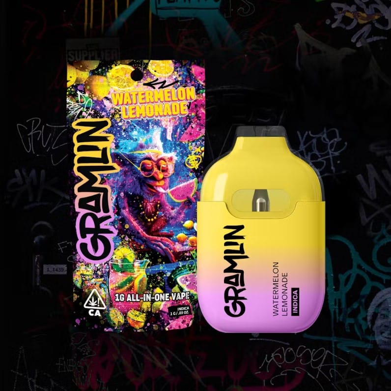 Gramlin AIO - Watermelon Lemonade - All-In-One - 1g *B2G1 EVERYDAY* - Gramlin - AIO - $24.99 - Disposable Vape Pens (All In One)