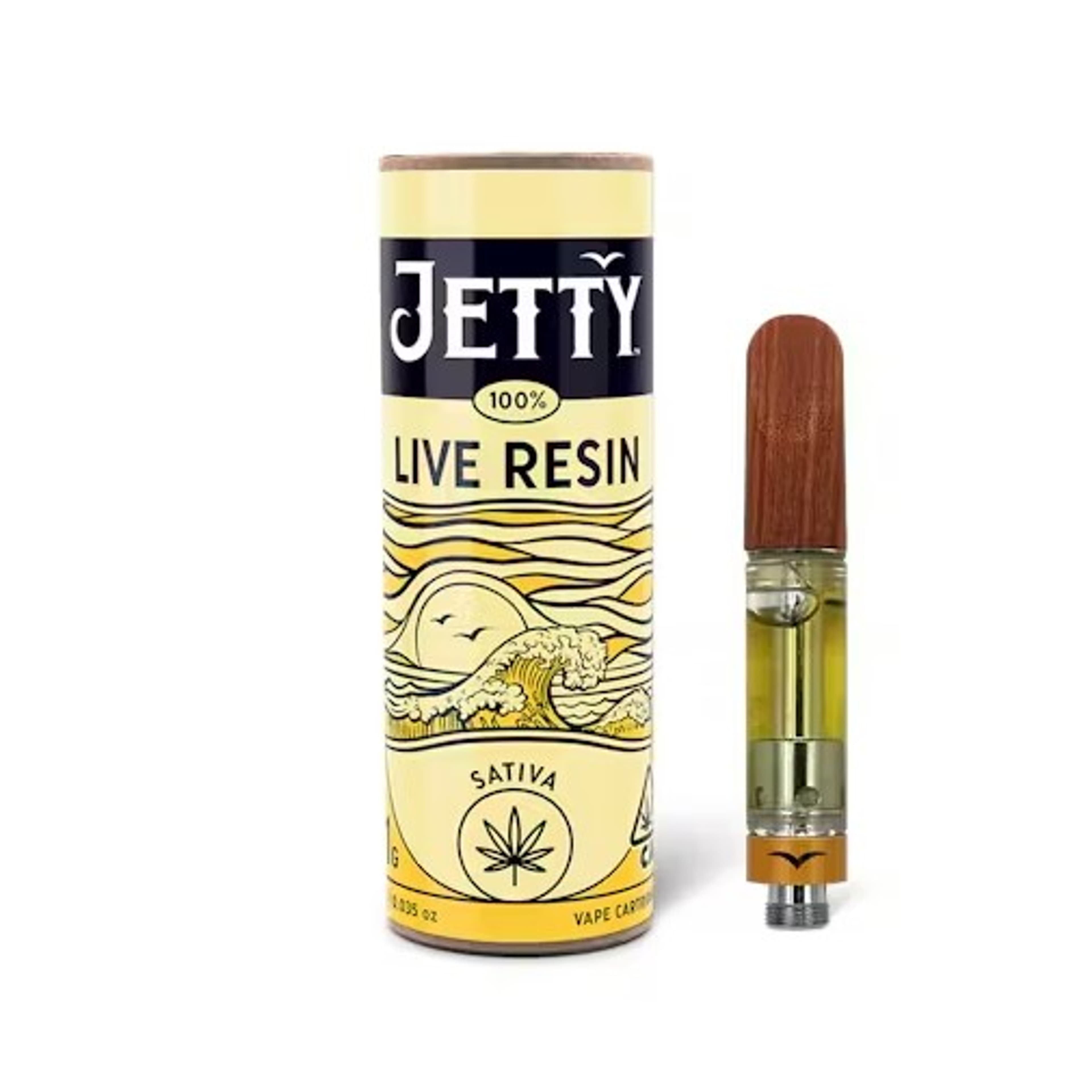 Banana Jamz - 1G Live Resin Cart - Jetty Extracts - Banana Jamz Live Resin Cart (S) - $33 - Cartridges