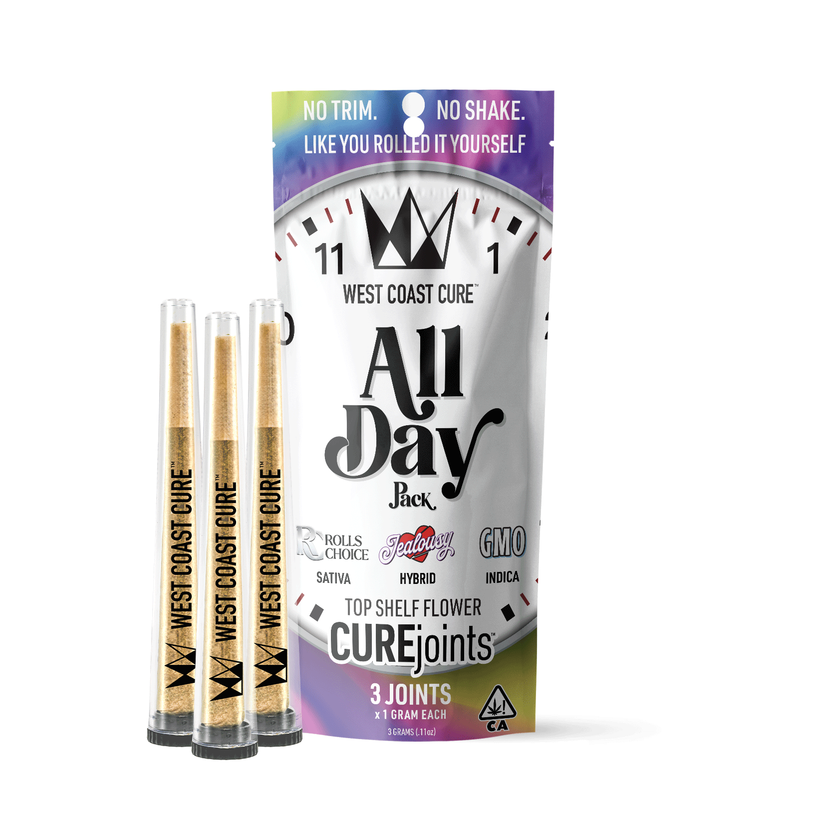 All Day Pack 3pk Pre-Rolls - West Coast Cure -  - $26 - Pre-Rolls