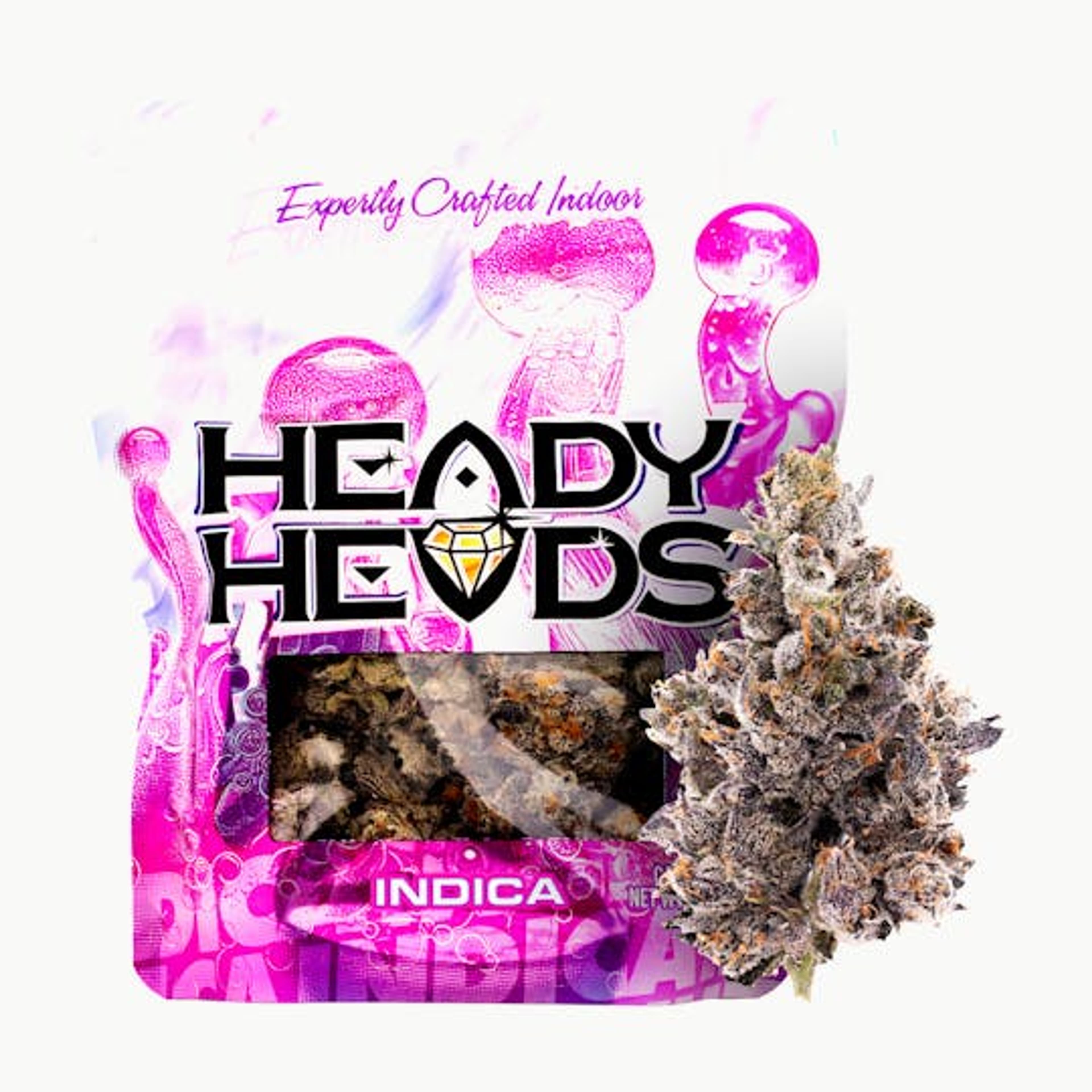 Heady Heads - Formula - 3.5g Indoor Flower - Indica - Heady Heads - - $33.80 - Flowers